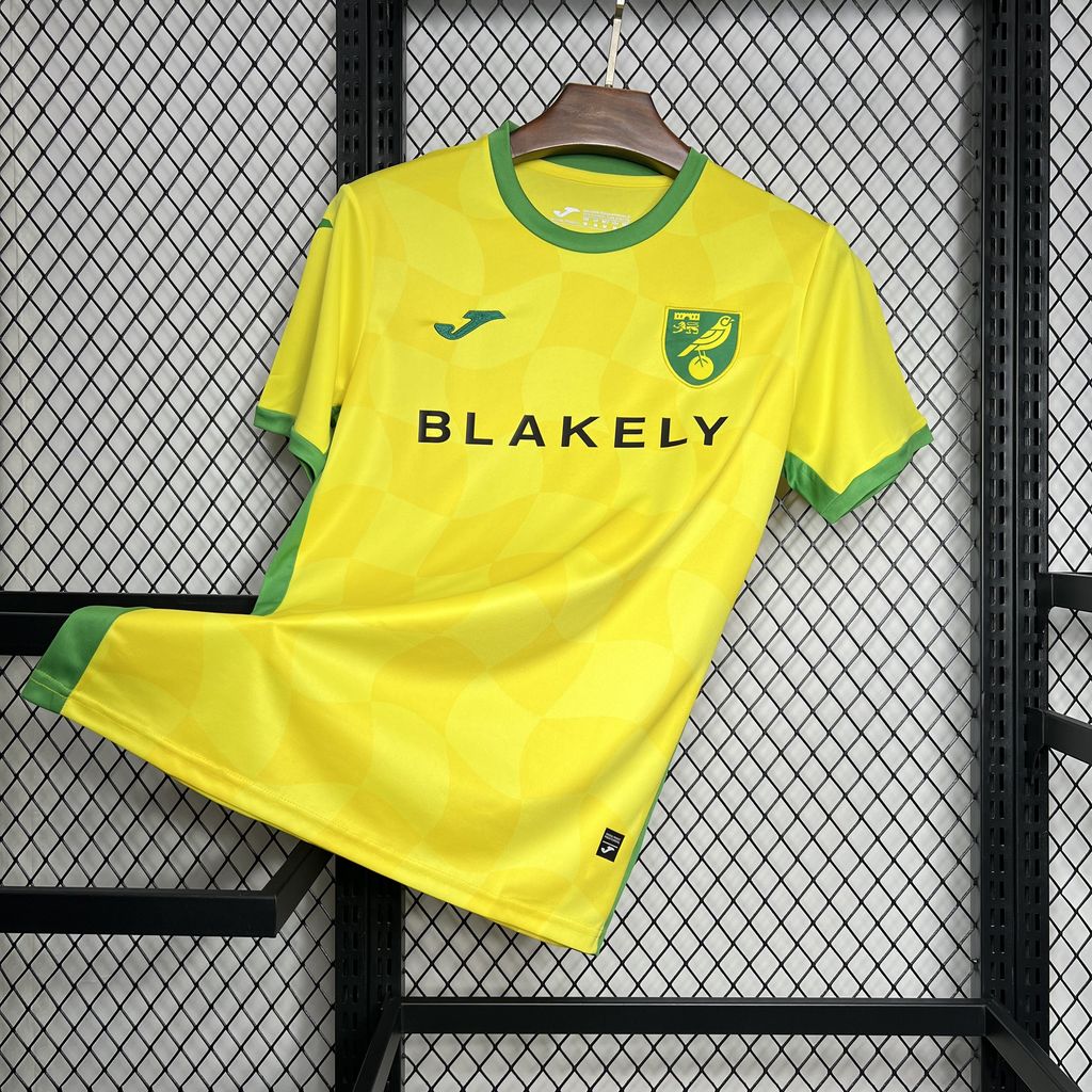 SIUjerseys-Norwich City 24-25 Home Stadium Jersey - Fans Version