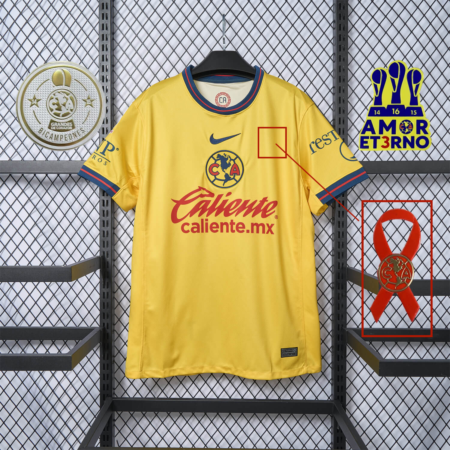 ManixJersey.com | 【New Patch】Club América 24-25 Home Stadium Jersey - Fans Version -Customize Name, Number and Patch | Worldwide Shipping