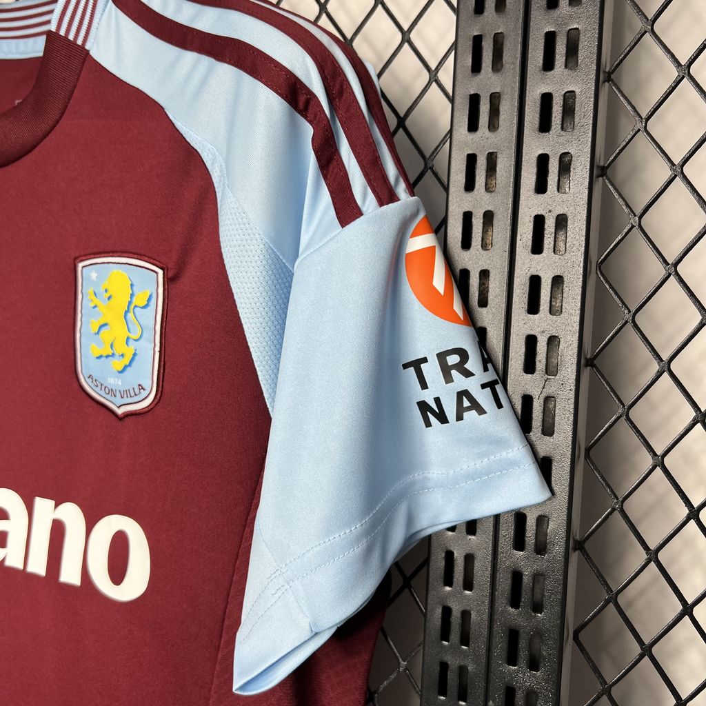 JerseysGala.com | Aston Villa 24-25 Home Stadium Jersey - Fans Version -Customize Name, Number and Patch | Worldwide Shipping