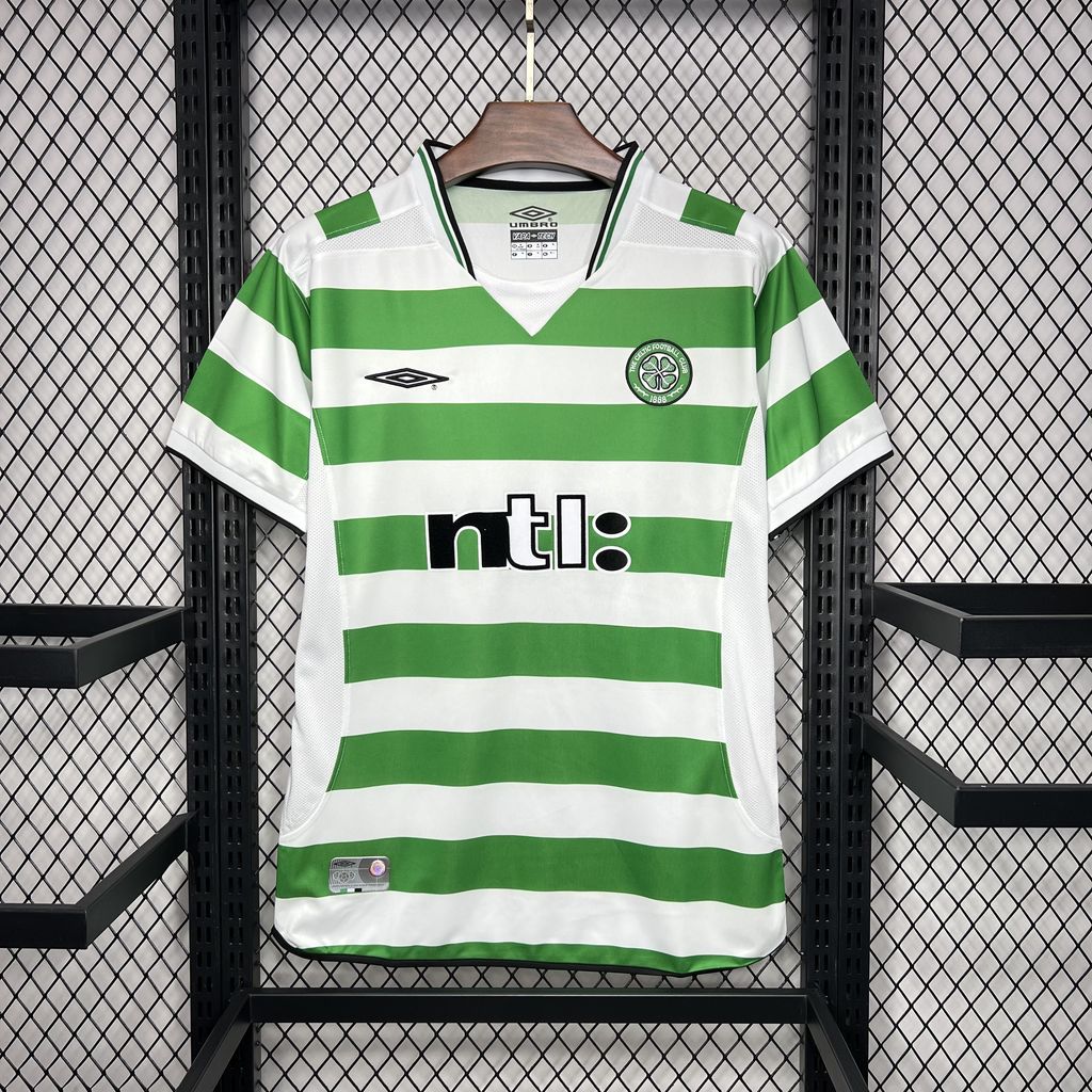Funinjersey-Retro Celtic 2001-03 Home Stadium Jersey