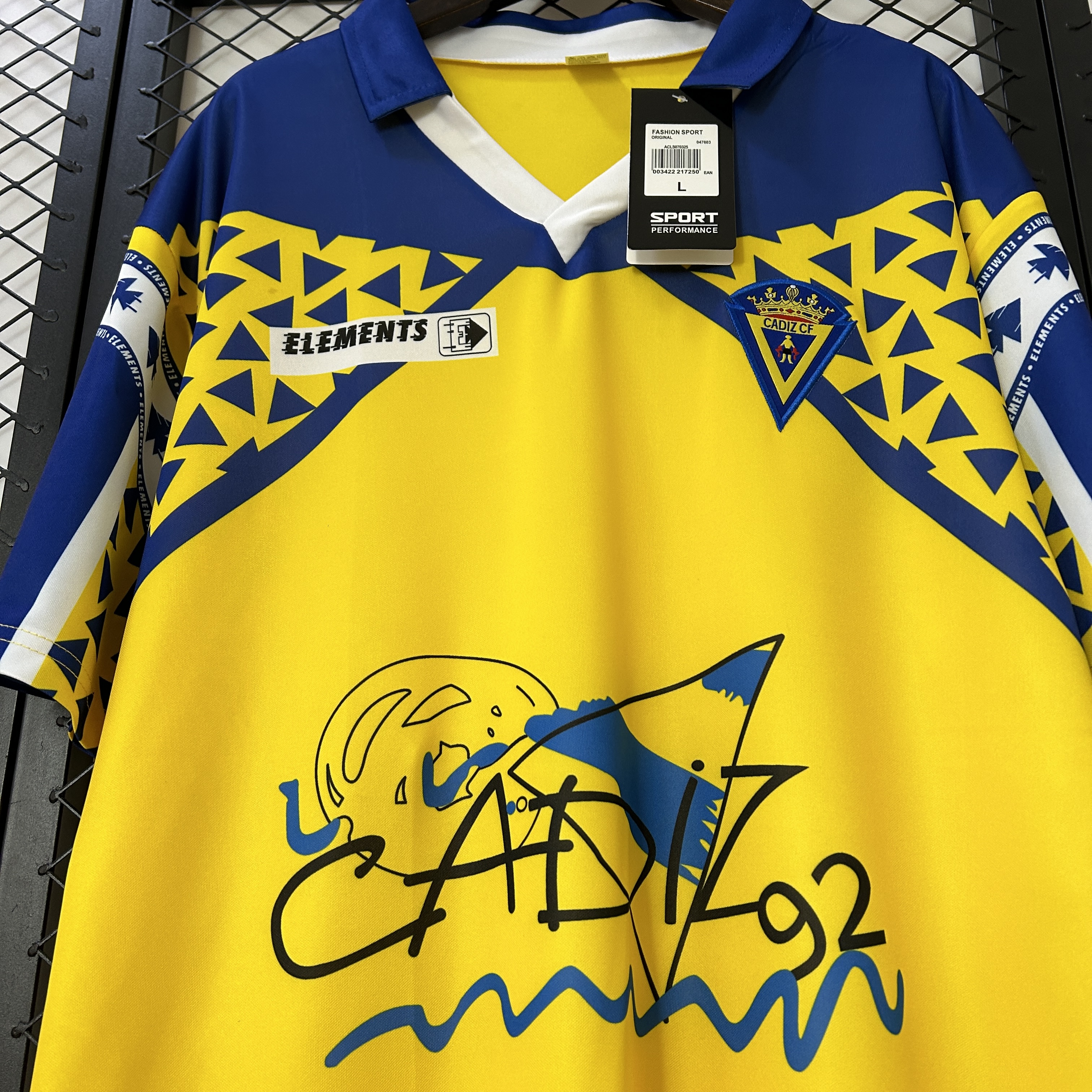 SIUjerseys-Retro Cádiz Cadiz 1991-92 Home Jersey