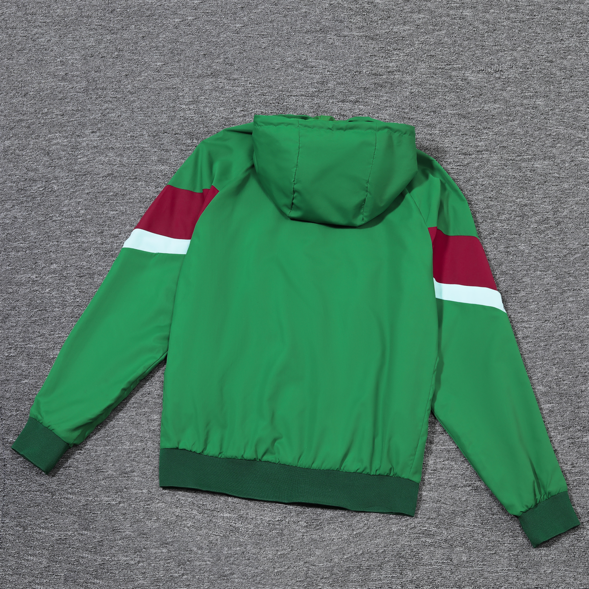 ManixJersey.com | Portugal 2024 National Team Anthem Green Hooded Windbreaker - Player Version -Customize Name, Number and Patch | Worldwide Shipping