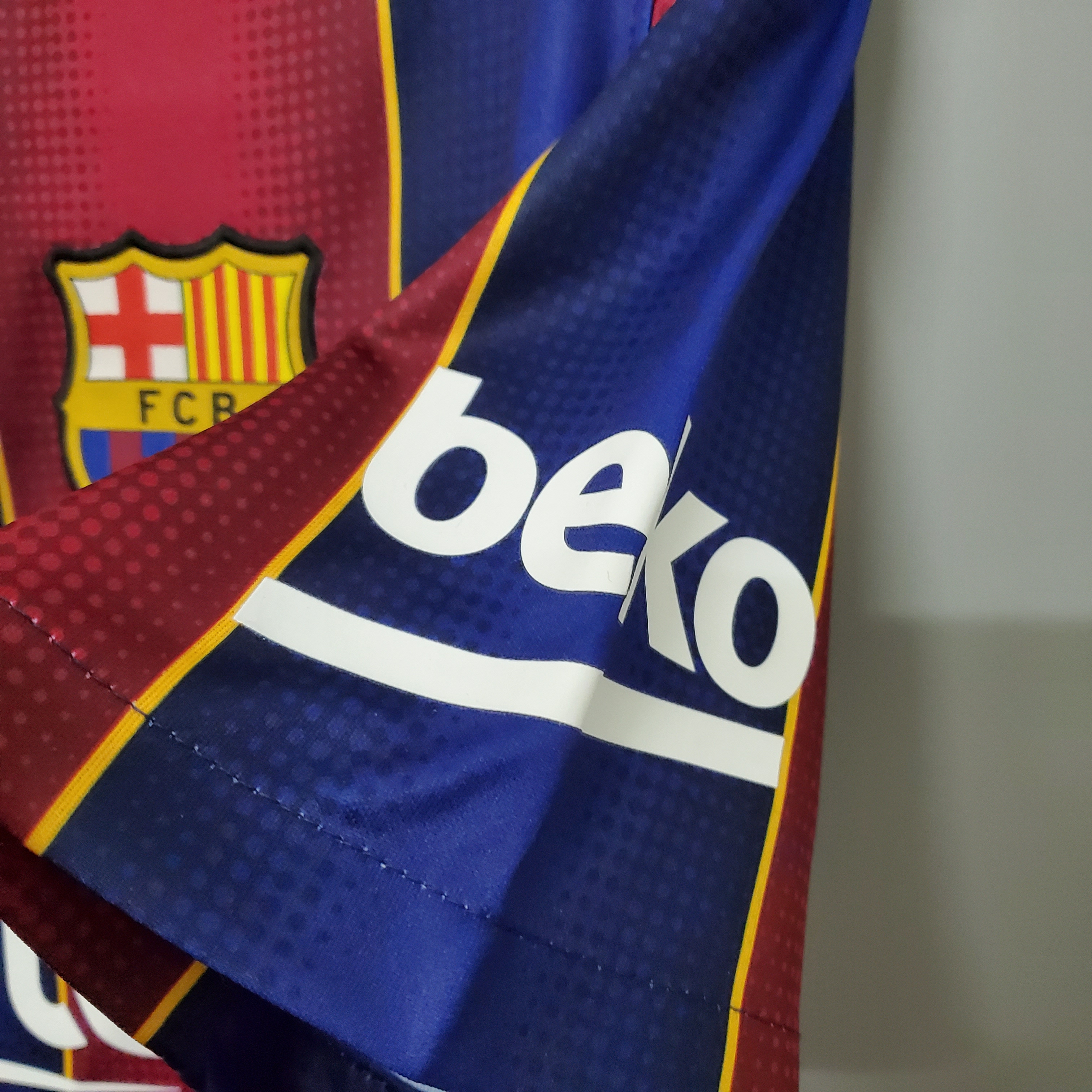 ManixJersey.com | Retro Barcelona 20-21 Home Stadium Jersey -Customize Name, Number and Patch | Worldwide Shipping
