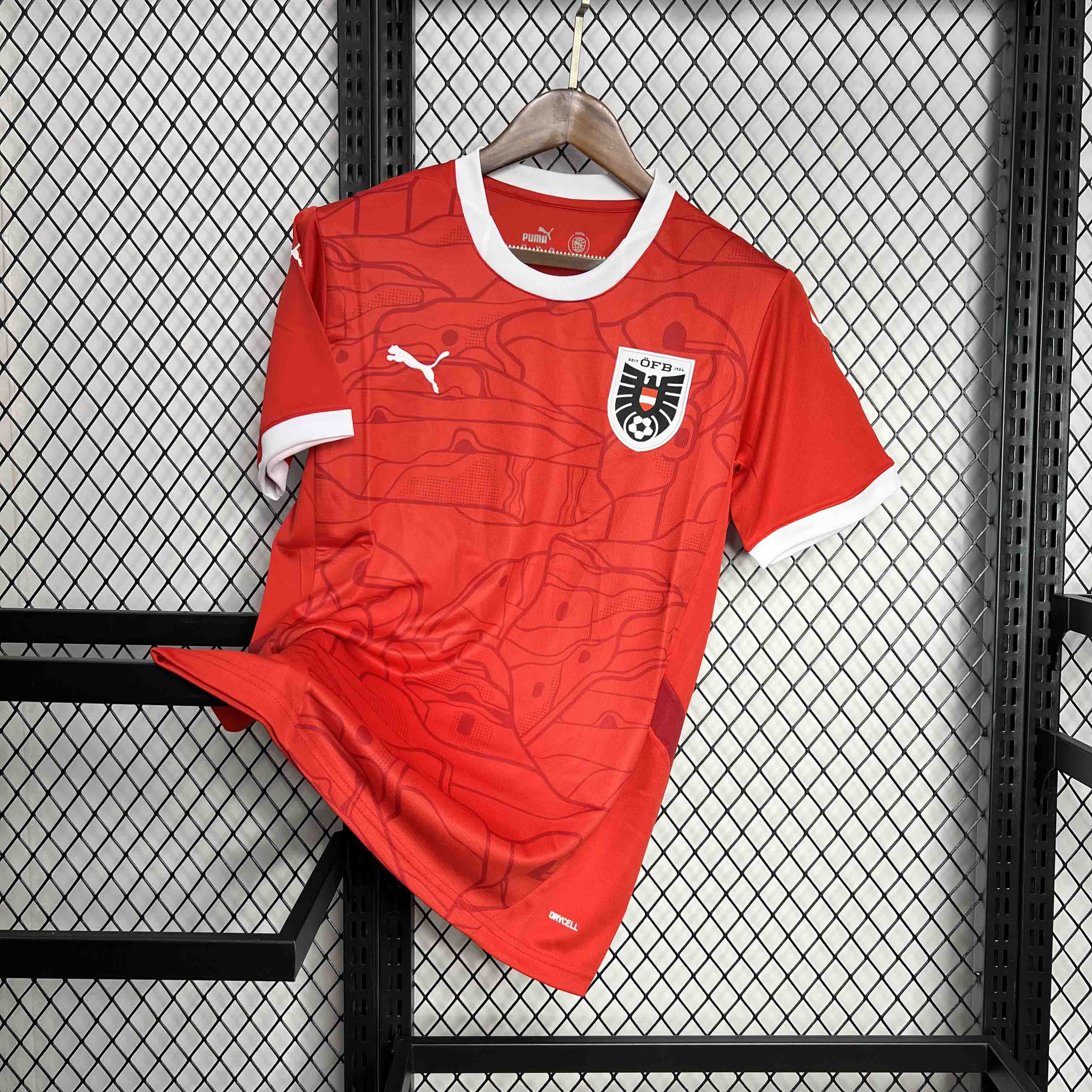 foot-Austria 2024 Home Stadium Jersey - Fans Version