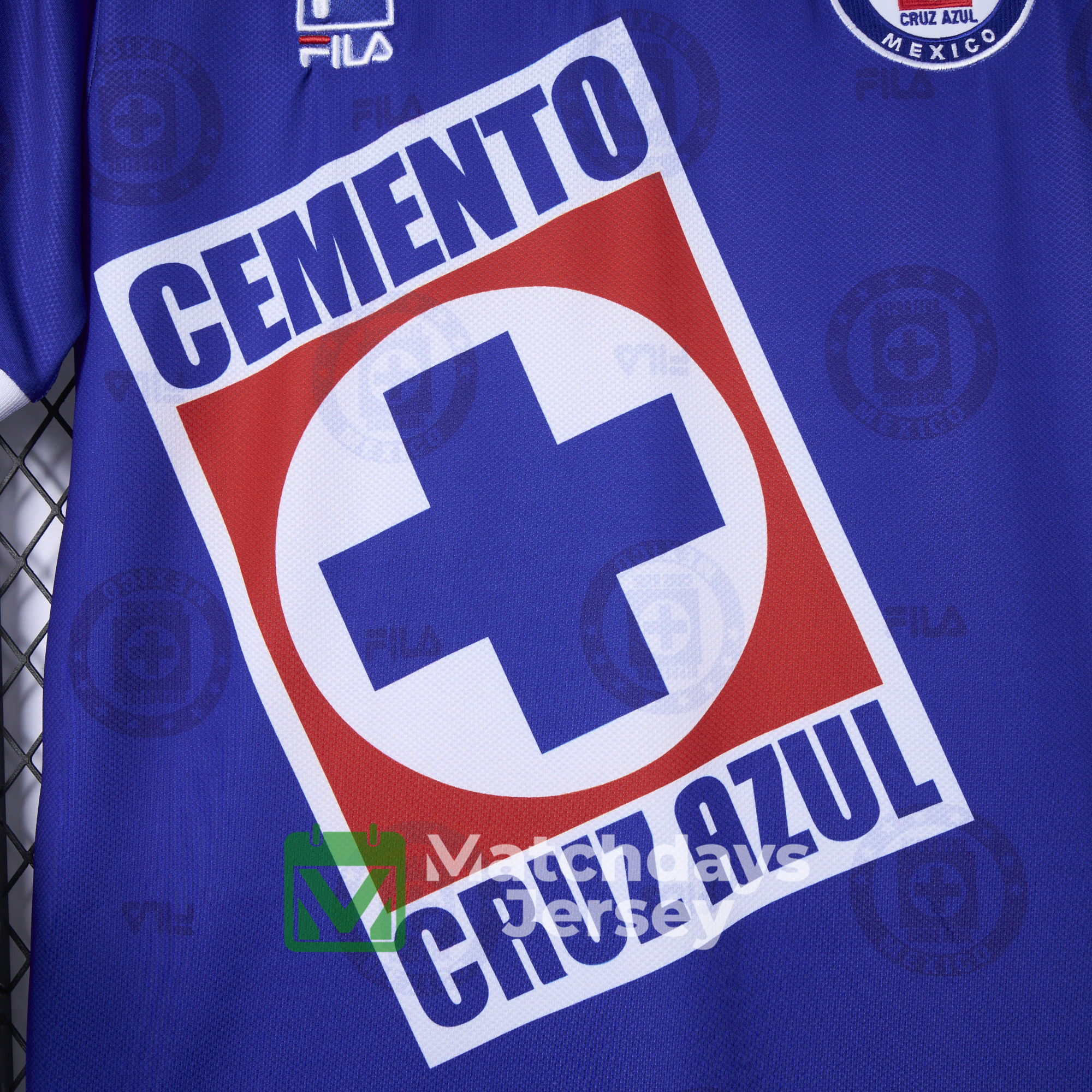 GlobeJersey-Retro Cruz Azul 1998-99 Home Stadium Jersey - Fans Version