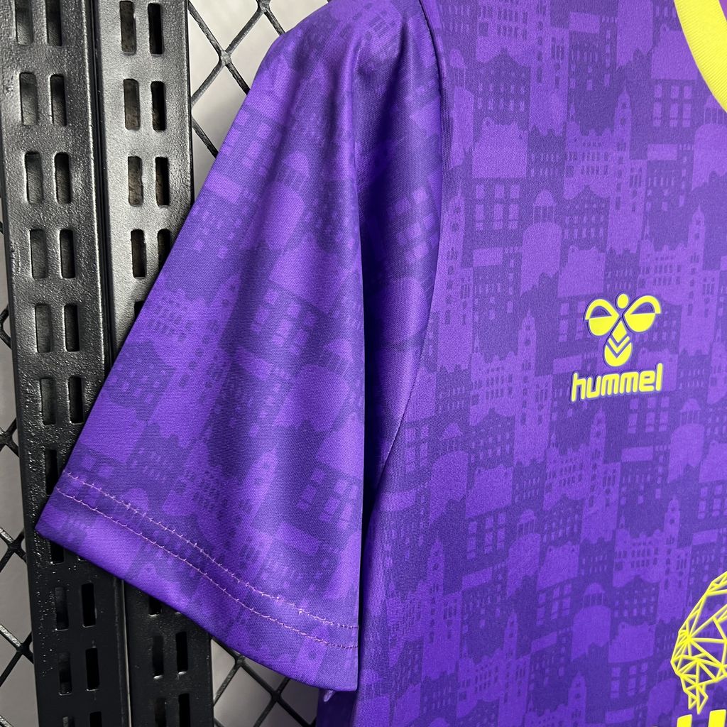 unitedfutballjersey-Malaga 24-25 Purple Pre-Match Jersey - Fans Version