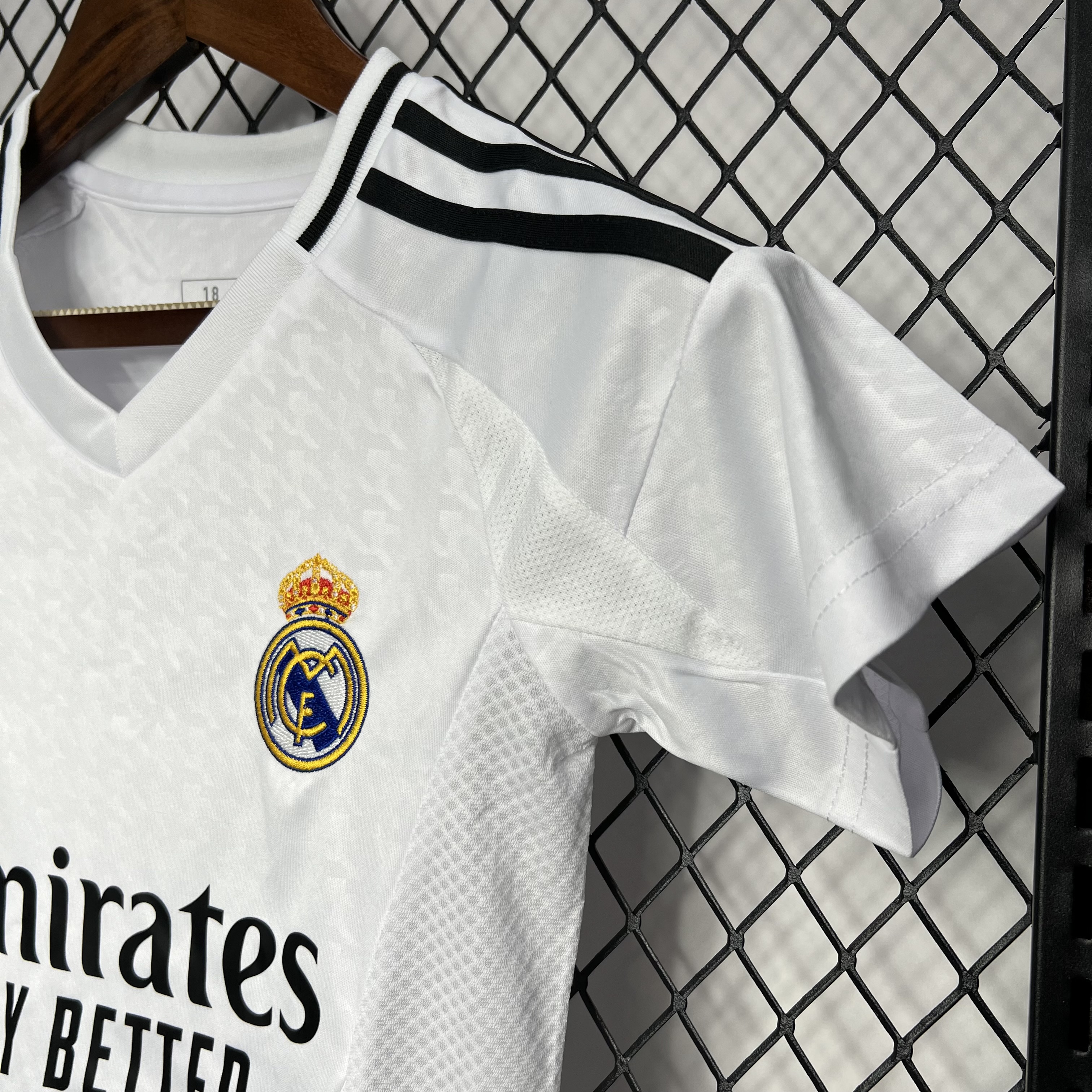 JerseysGala.com | Real Madrid 24-25 Home Stadium Kids Kit -Customize Name, Number and Patch | Worldwide Shipping