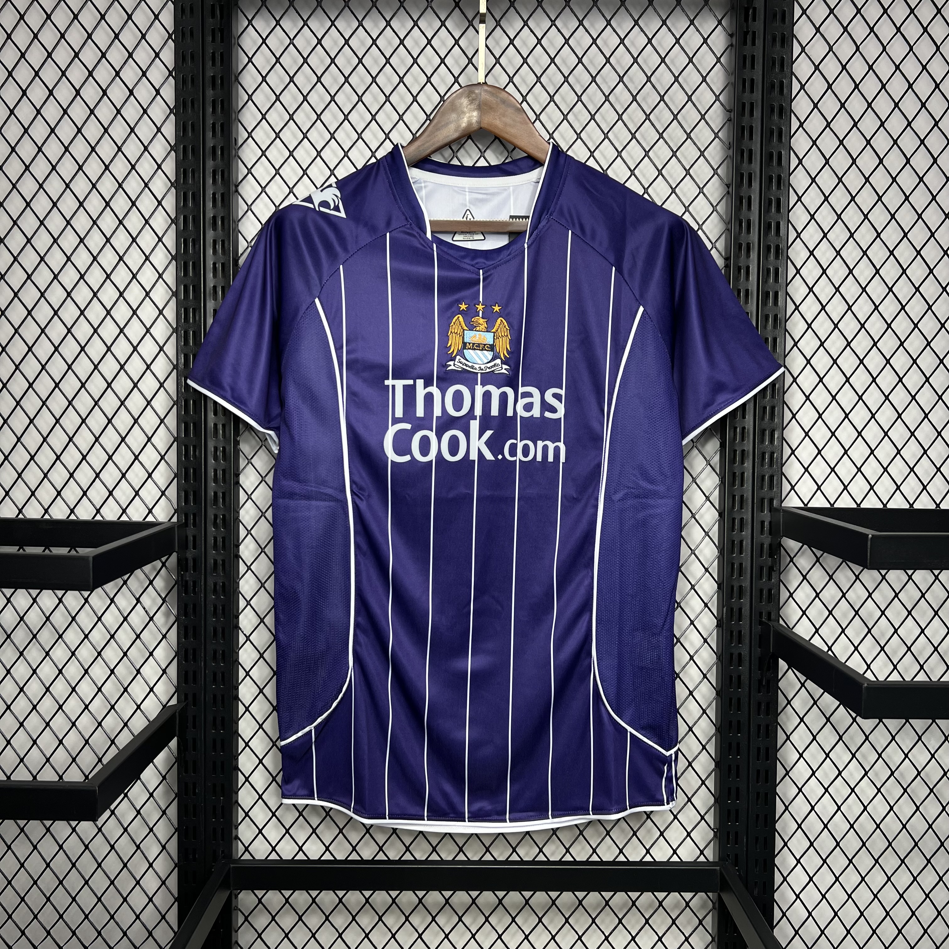 ManixJersey.com | Retro Manchester City 2007-08 Away Jersey -Customize Name, Number and Patch | Worldwide Shipping