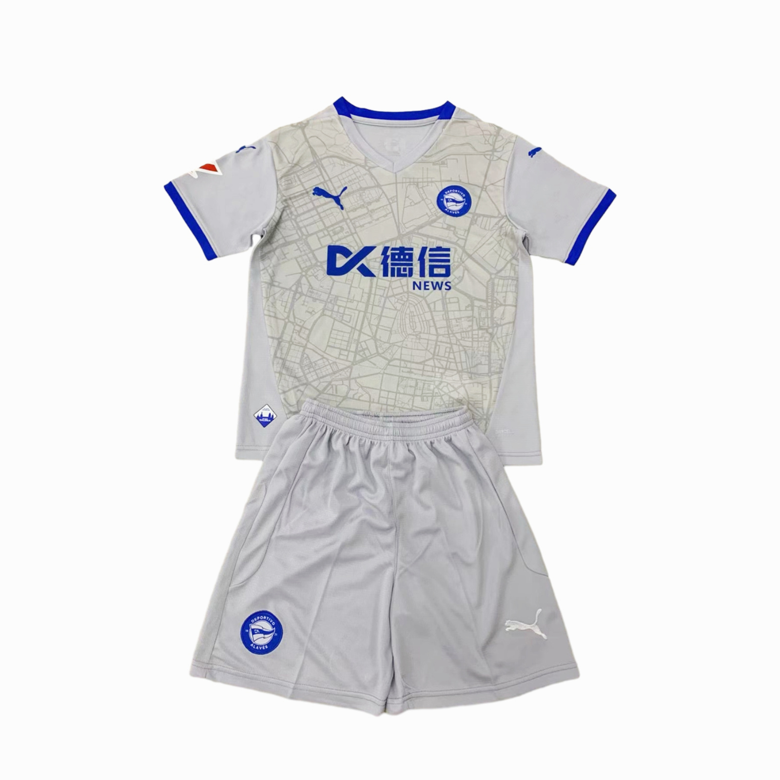 ManixJersey.com | Deportivo Alavés 24-25 Away Kids Kit -Customize Name, Number and Patch | Worldwide Shipping