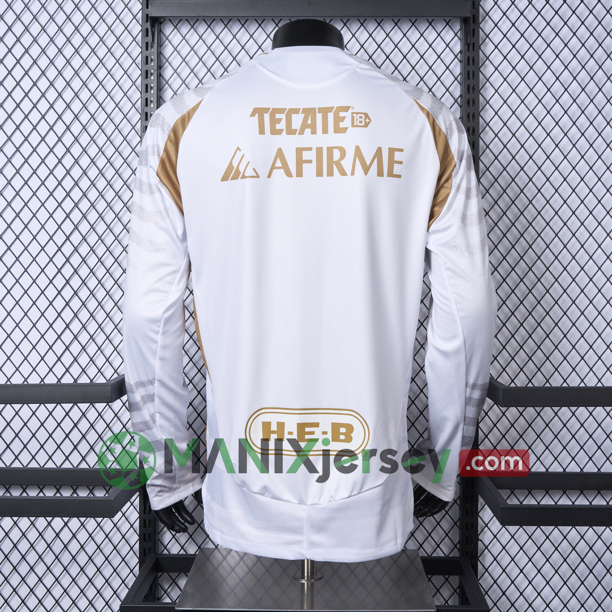 ManixJersey.com | Tigres UANL 24-25 Third Long Sleeves Jersey - Player Version -Customize Name, Number and Patch | Worldwide Shipping