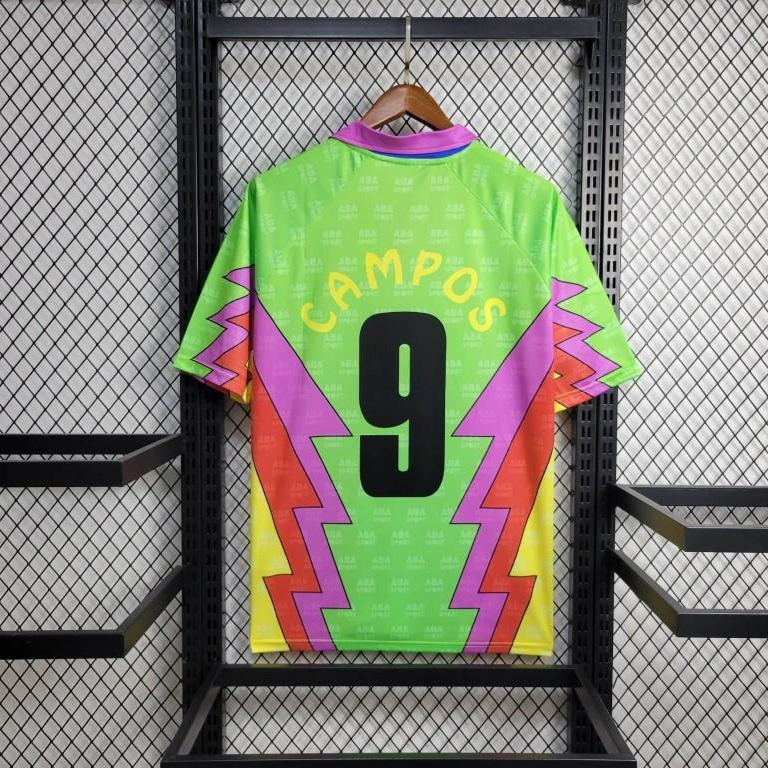 ManixJersey.com | Retro Mexico 1994 Goalkeeper Green Jersey -Customize Name, Number and Patch | Worldwide Shipping