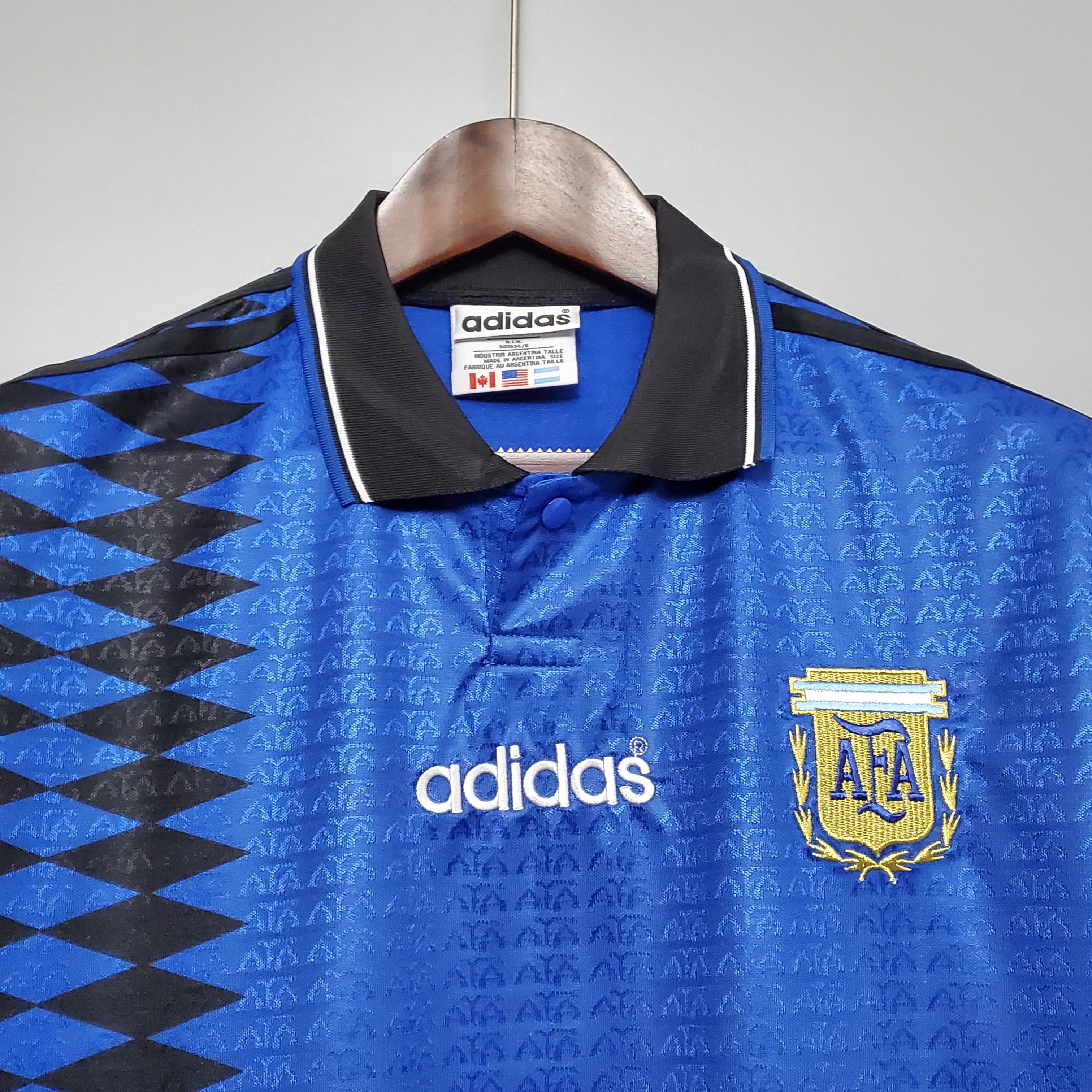SIUjerseys-Retro Argentina 1994 Away Stadium Jersey