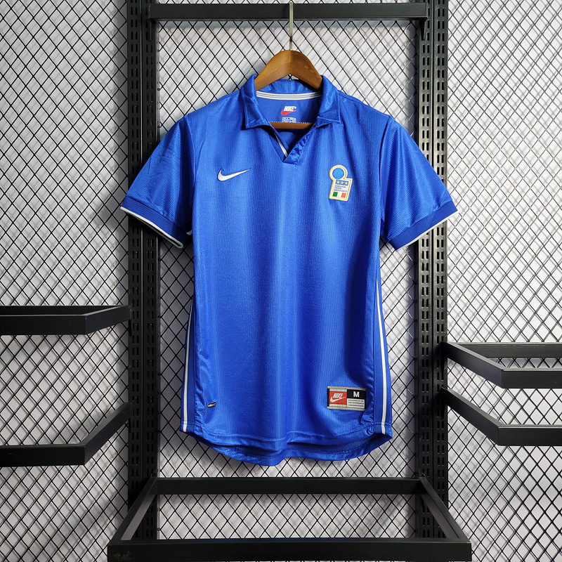 SIUjerseys-Retro Italy 1998 Home Stadium Jersey