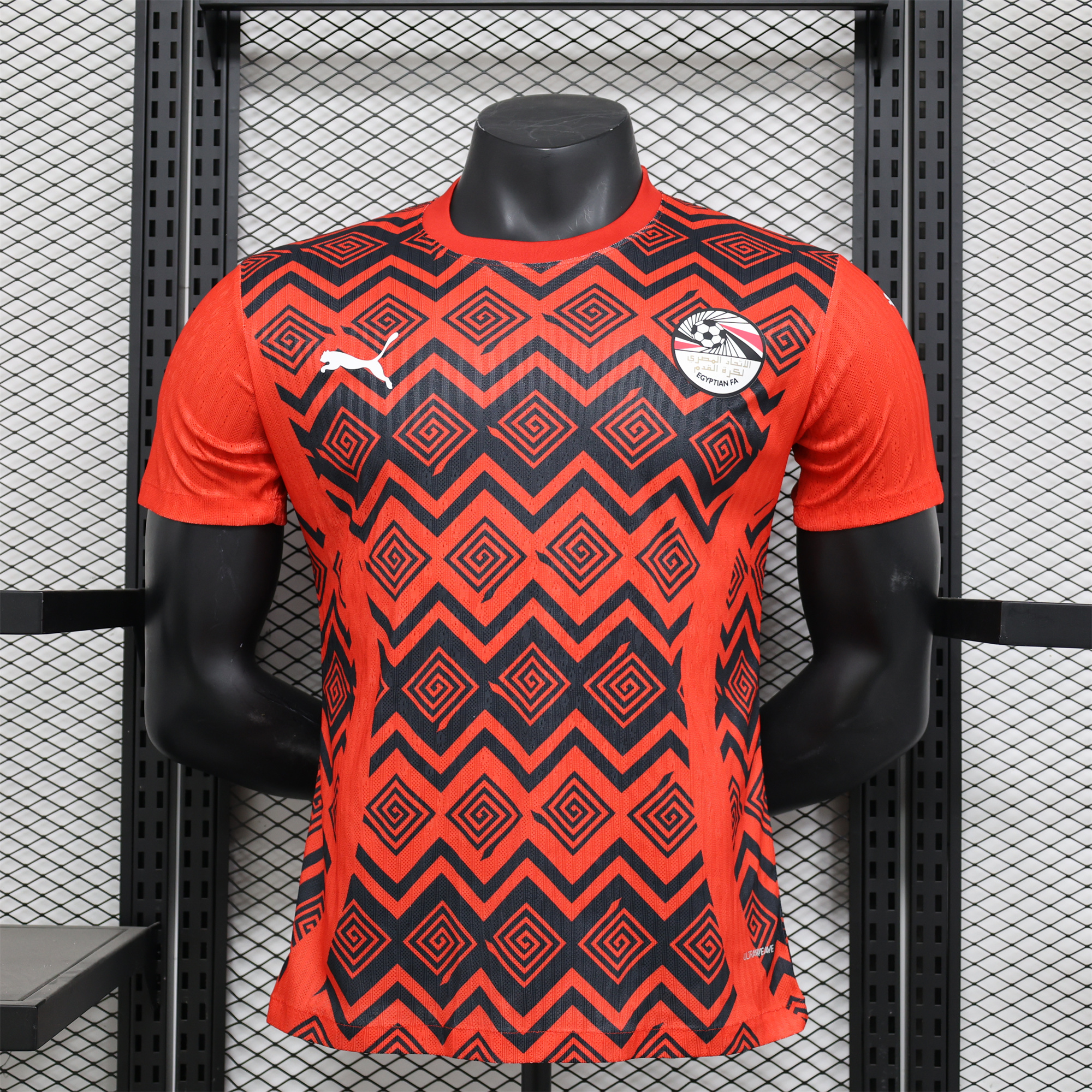 ManixJersey.com | Egypt 24-25 Pre-Match Jersey - Player Version -Customize Name, Number and Patch | Worldwide Shipping