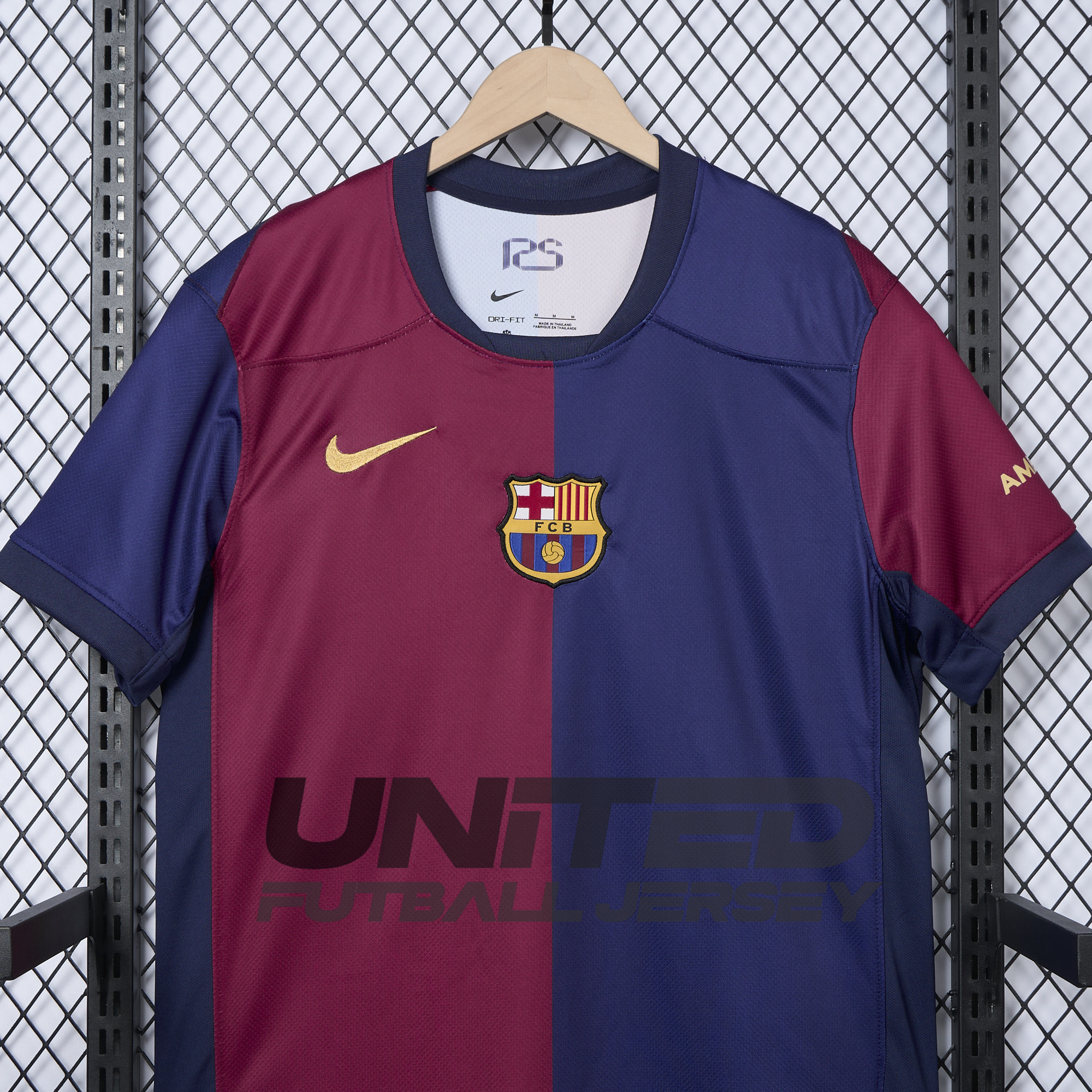 foot-Barcelona 24-25 Home Unsponsored Jersey - Fans Version