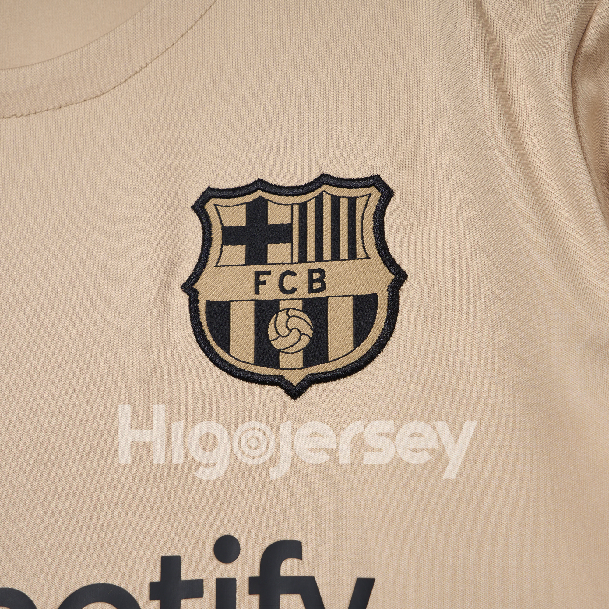 Higojerseys-Barcelona 24-25 Frick Same Style Coach Training Shirt - Gold