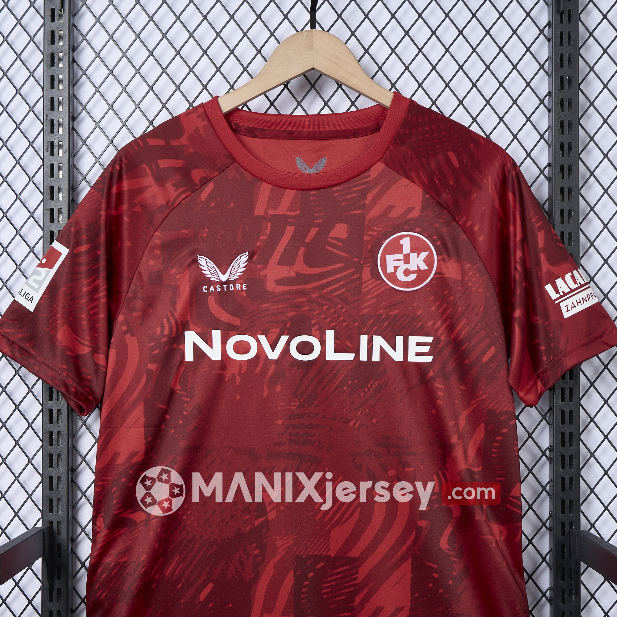 ManixJersey.com | Kaiserslautern 24-25 Home Jersey - Fans Version -Customize Name, Number and Patch | Worldwide Shipping