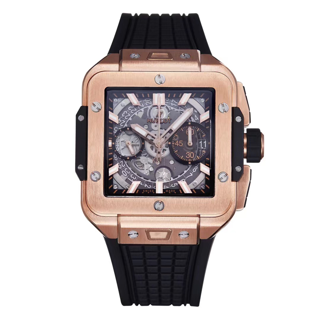 brand Hublot Square Bang 42mm Top Swiss movement luxury watch for sale – NeveReL