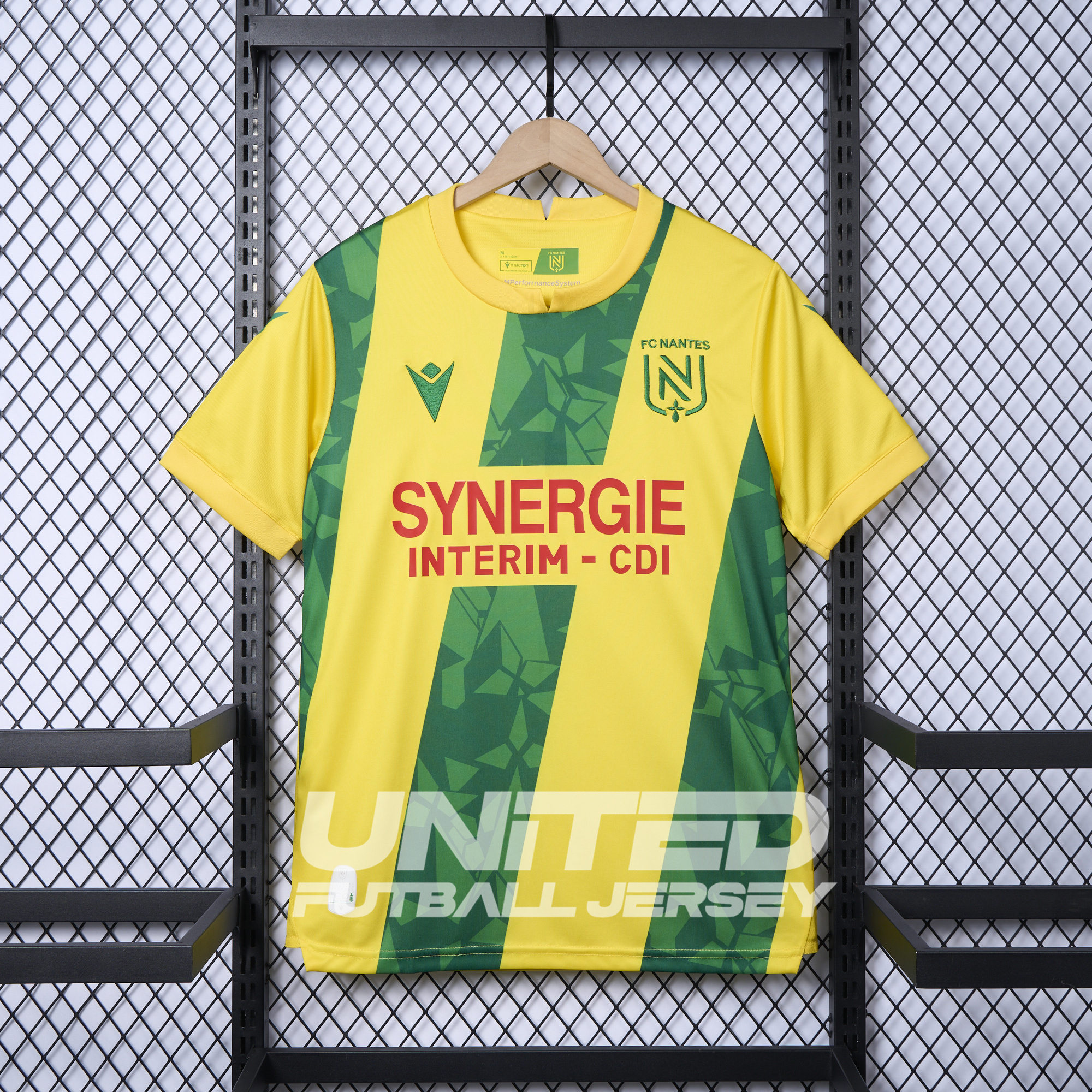 unitedfutballjersey-Nantes 24-25 Home Stadium Jersey - Fans Version
