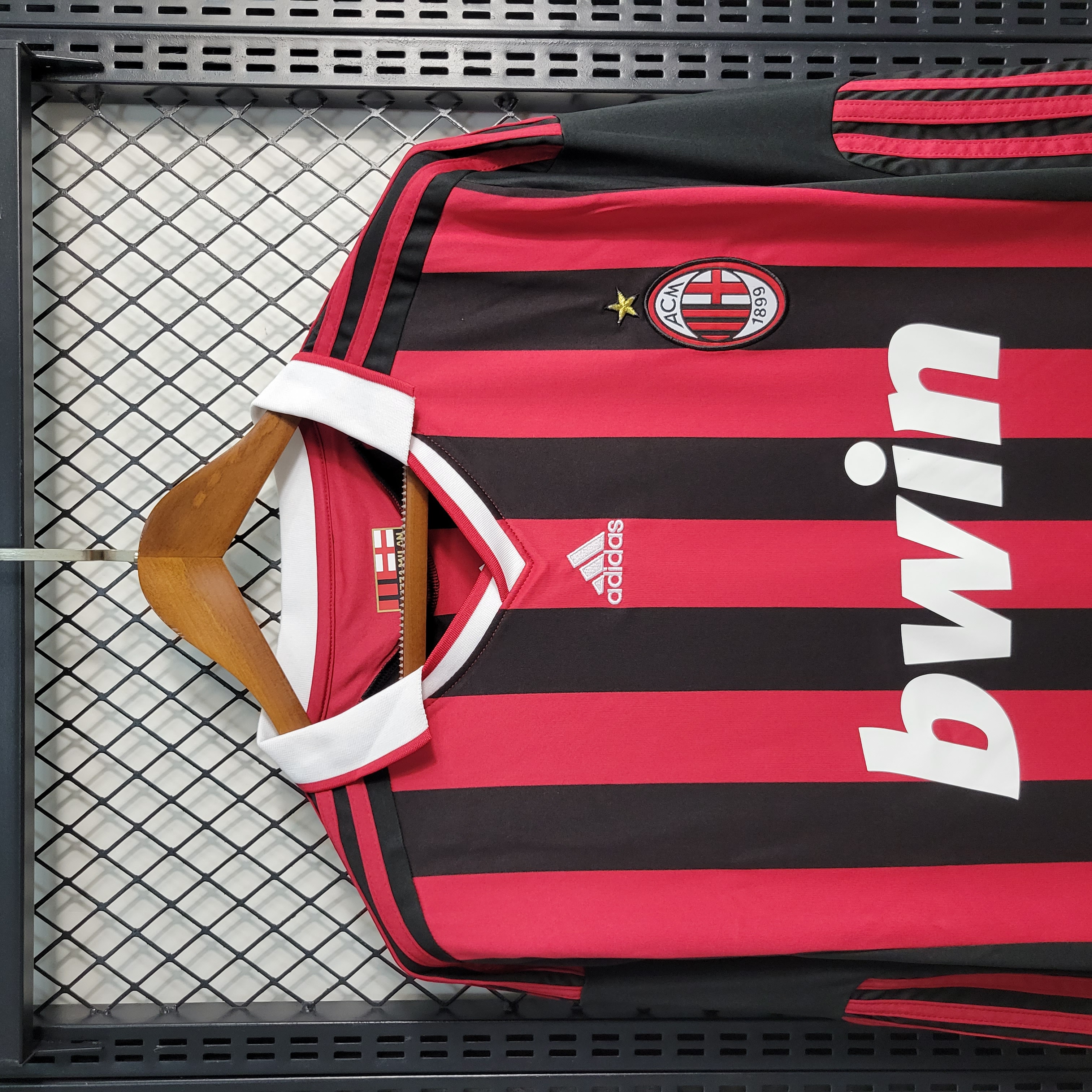 JerseysGala.com | Retro AC Milan 2009-10 Home Stadium Long Sleeve Jersey -Customize Name, Number and Patch | Worldwide Shipping