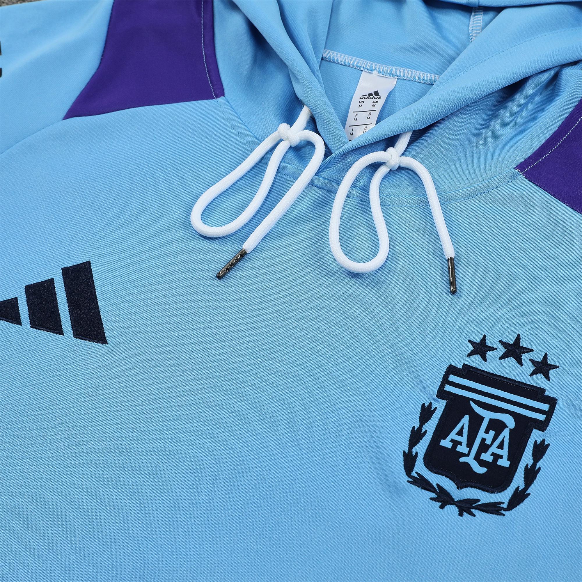 JerseysGala.com | Argentina 24-25 Long Sleeve Training Set - Blue Top and Deep Blue Pants -Customize Name, Number and Patch | Worldwide Shipping