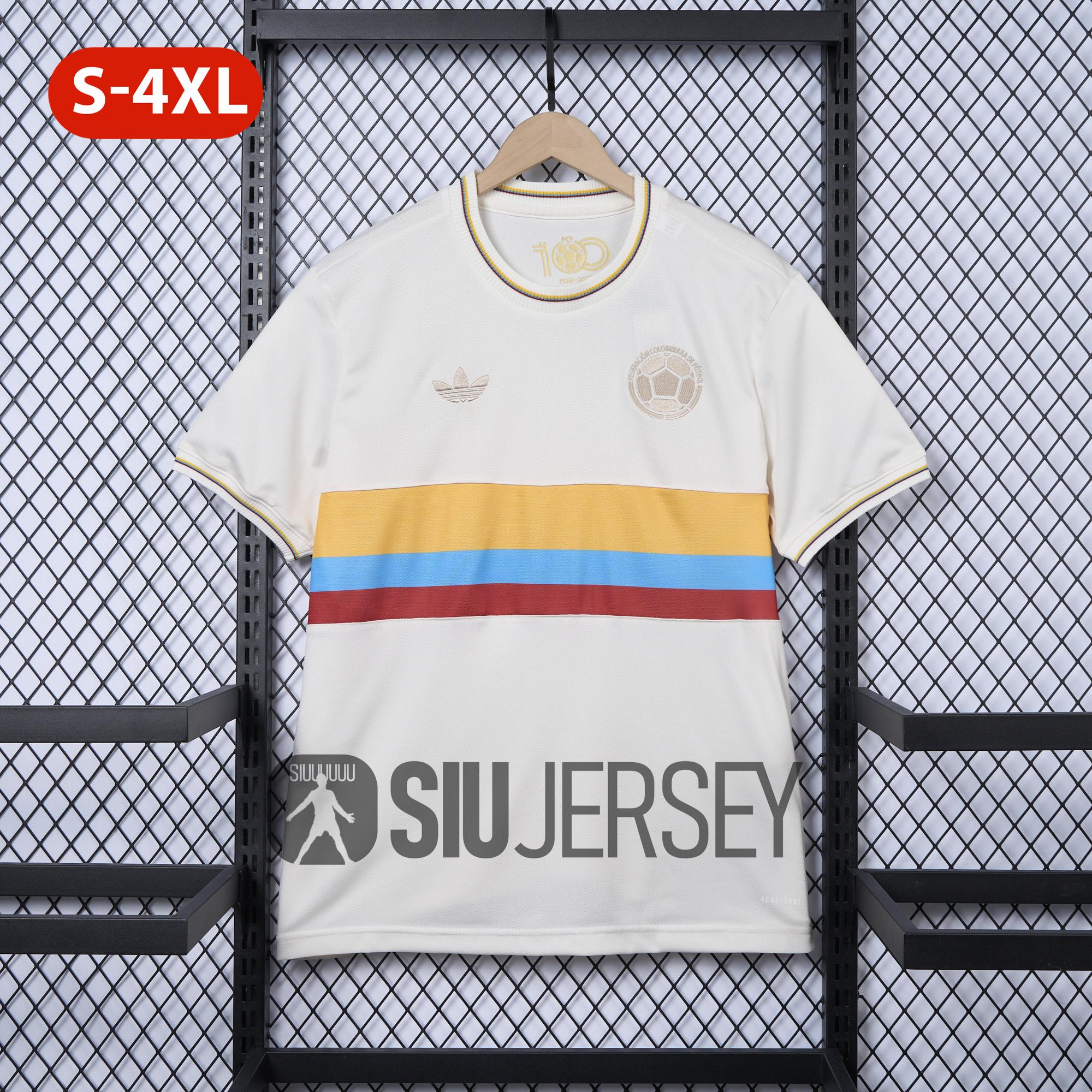 SIUjerseys-Colombia 2024 100th Anniversary Jersey - Fans Version