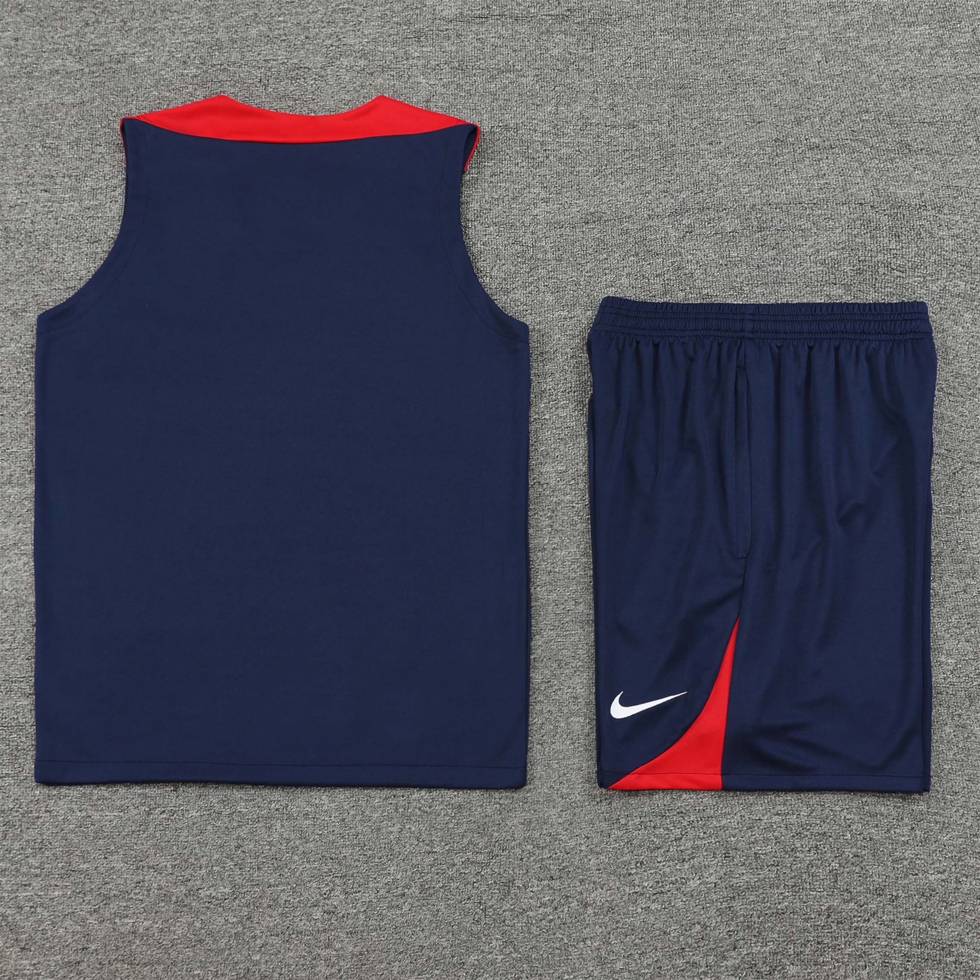 ManixJersey.com | Atletico Madrid 24-25 Vest Training Set - Deep Blue -Customize Name, Number and Patch | Worldwide Shipping