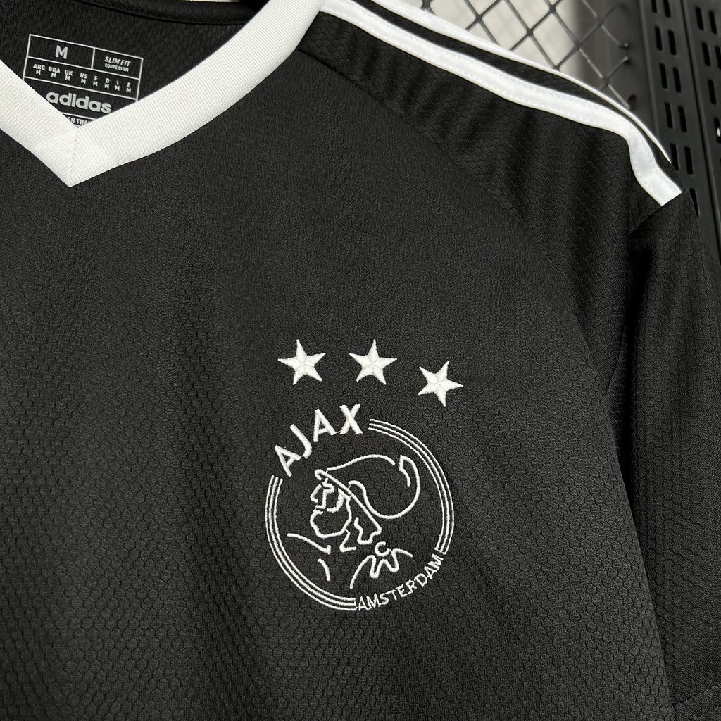 unitedfutballjersey-Ajax 24-25 Third Goalkeeper Black Jersey - Fans Version