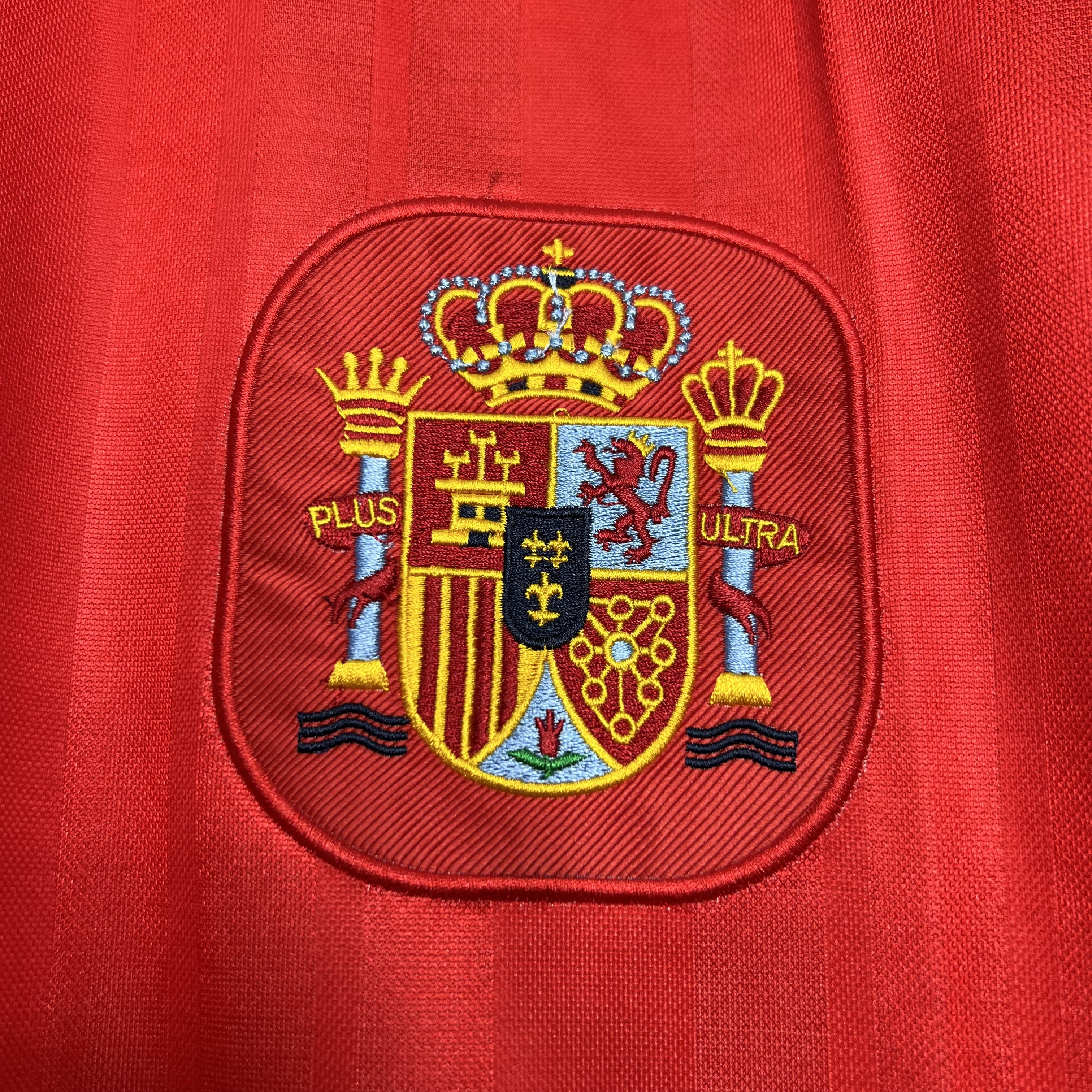 JerseysGala.com | Retro Spain 1994 Home Stadium Jersey -Customize Name, Number and Patch | Worldwide Shipping
