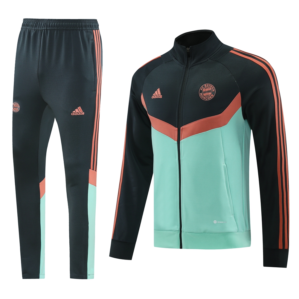 ManixJersey.com | Bayern Munich 24-25 Jacket Training Tracksuit - Green -Customize Name, Number and Patch | Worldwide Shipping