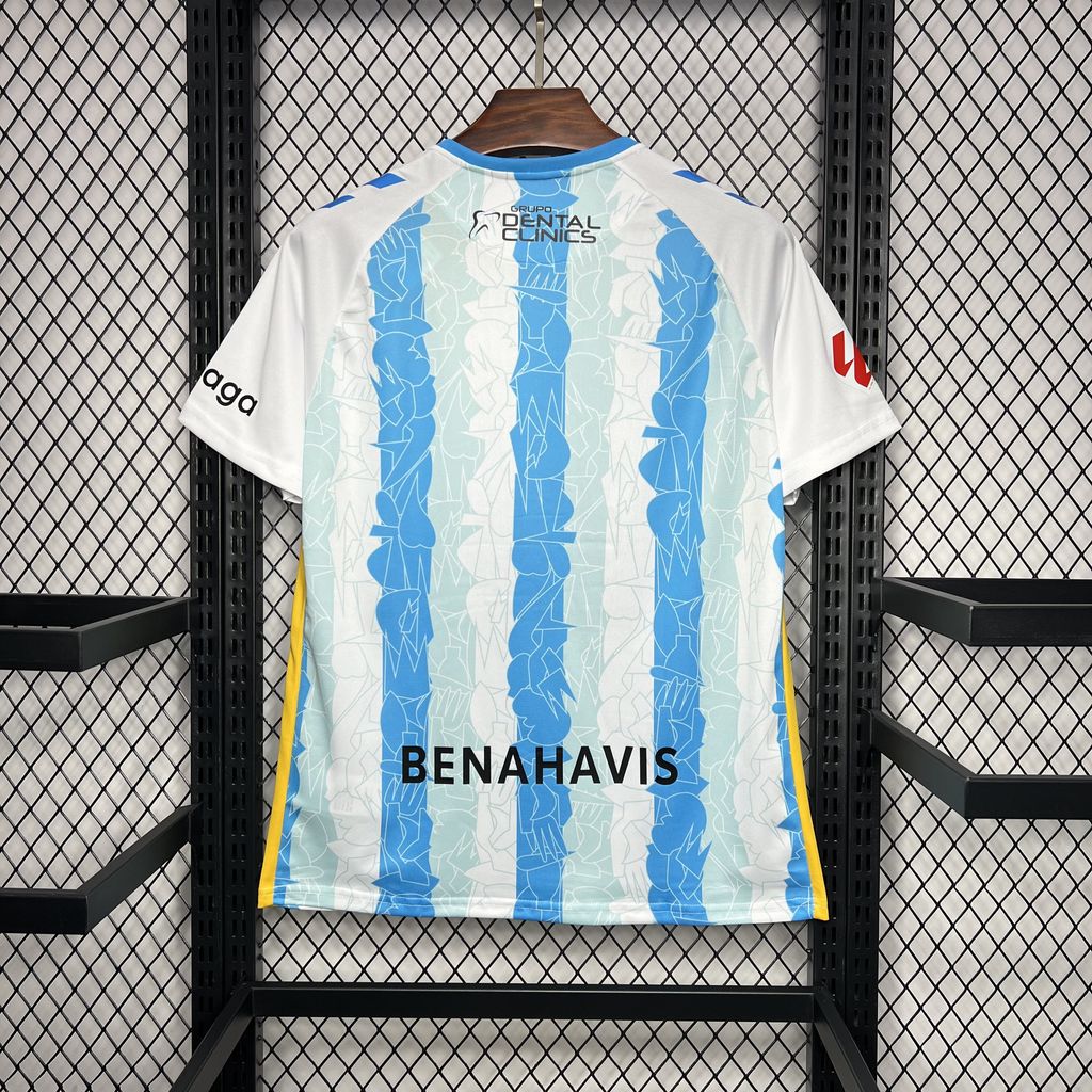 foot-Malaga 24-25 Home Stadium Jersey - Fans Version