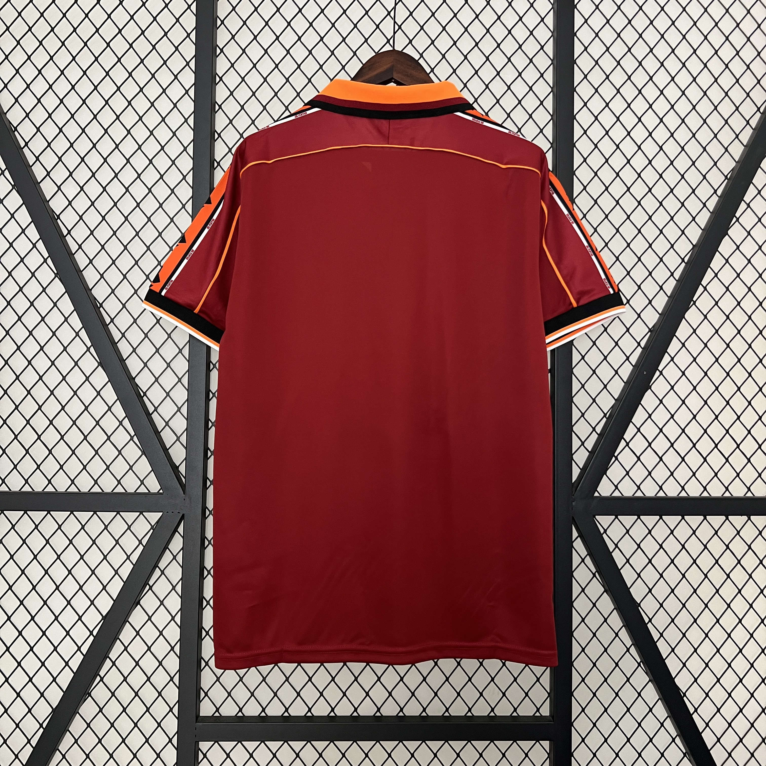 JerseysGala.com | Retro Roma 1998-99 Home Jersey -Customize Name, Number and Patch | Worldwide Shipping