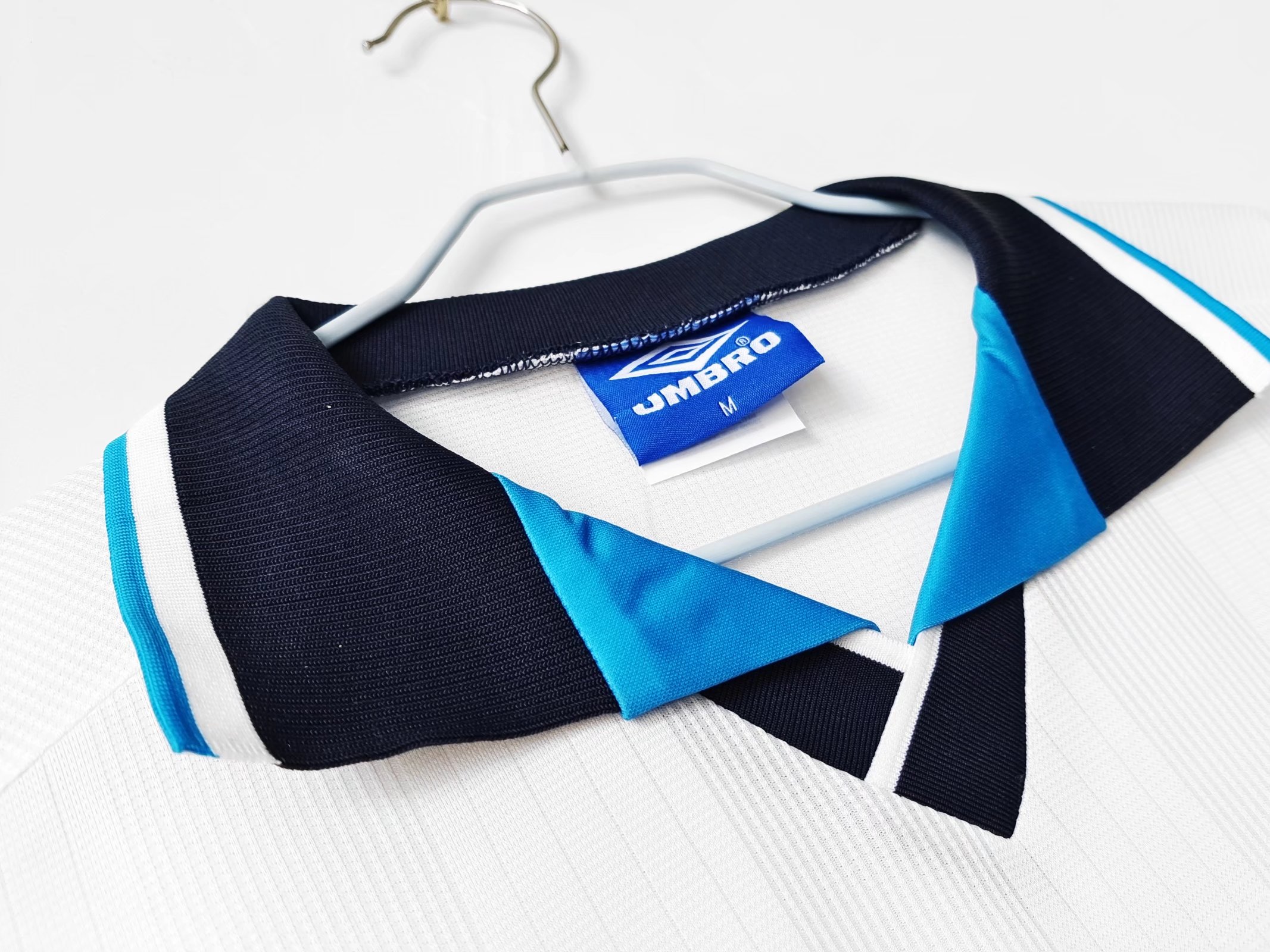 SIUjerseys-Retro England 1996 Home Stadium Long Sleeve Jersey