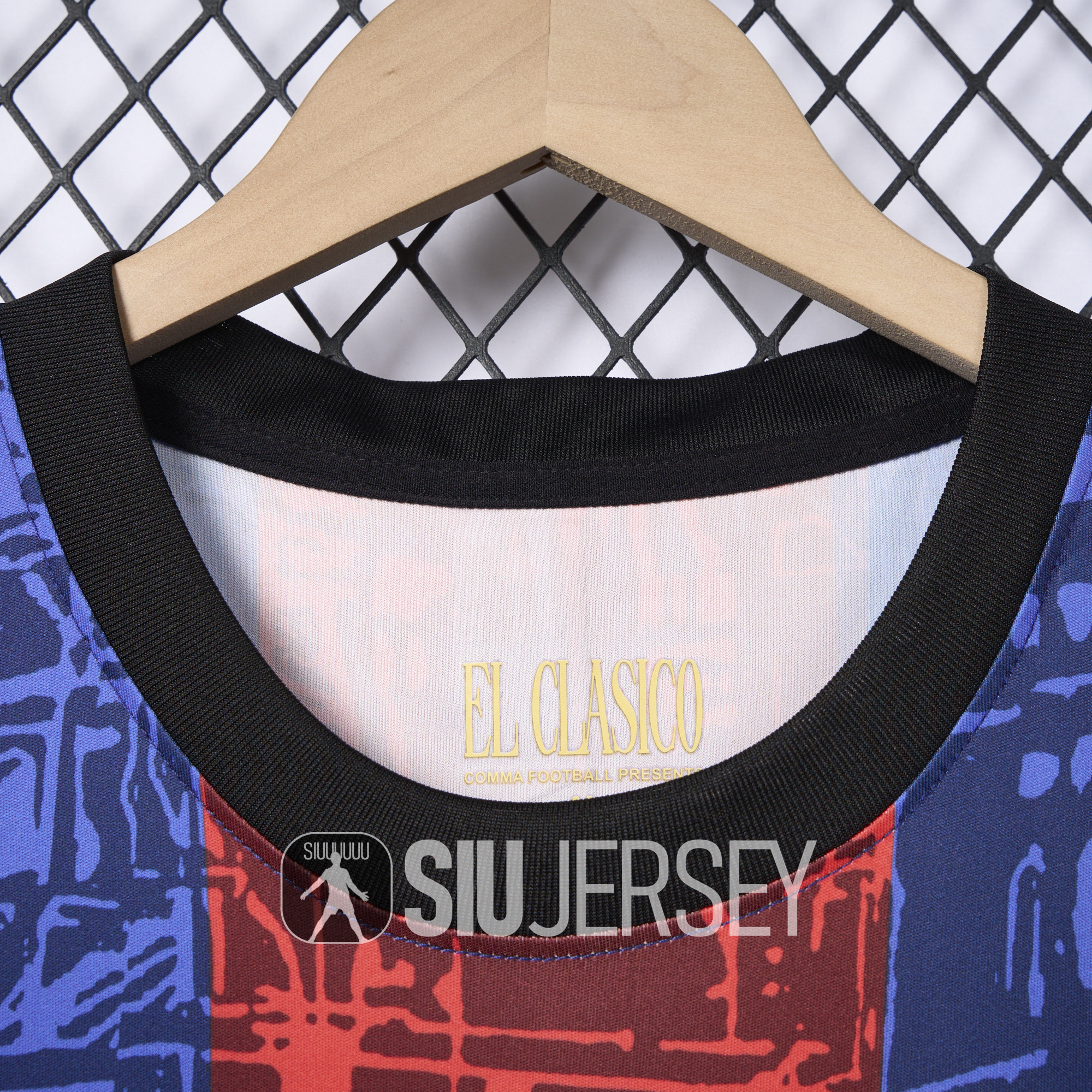 SIUjerseys-Barcelona 2024-25 COMMA Messi Jersey - Fans Version