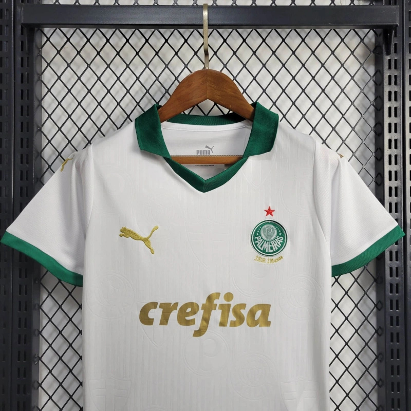SIUjerseys-Palmeiras 2024 Away Stadium Kids Kit