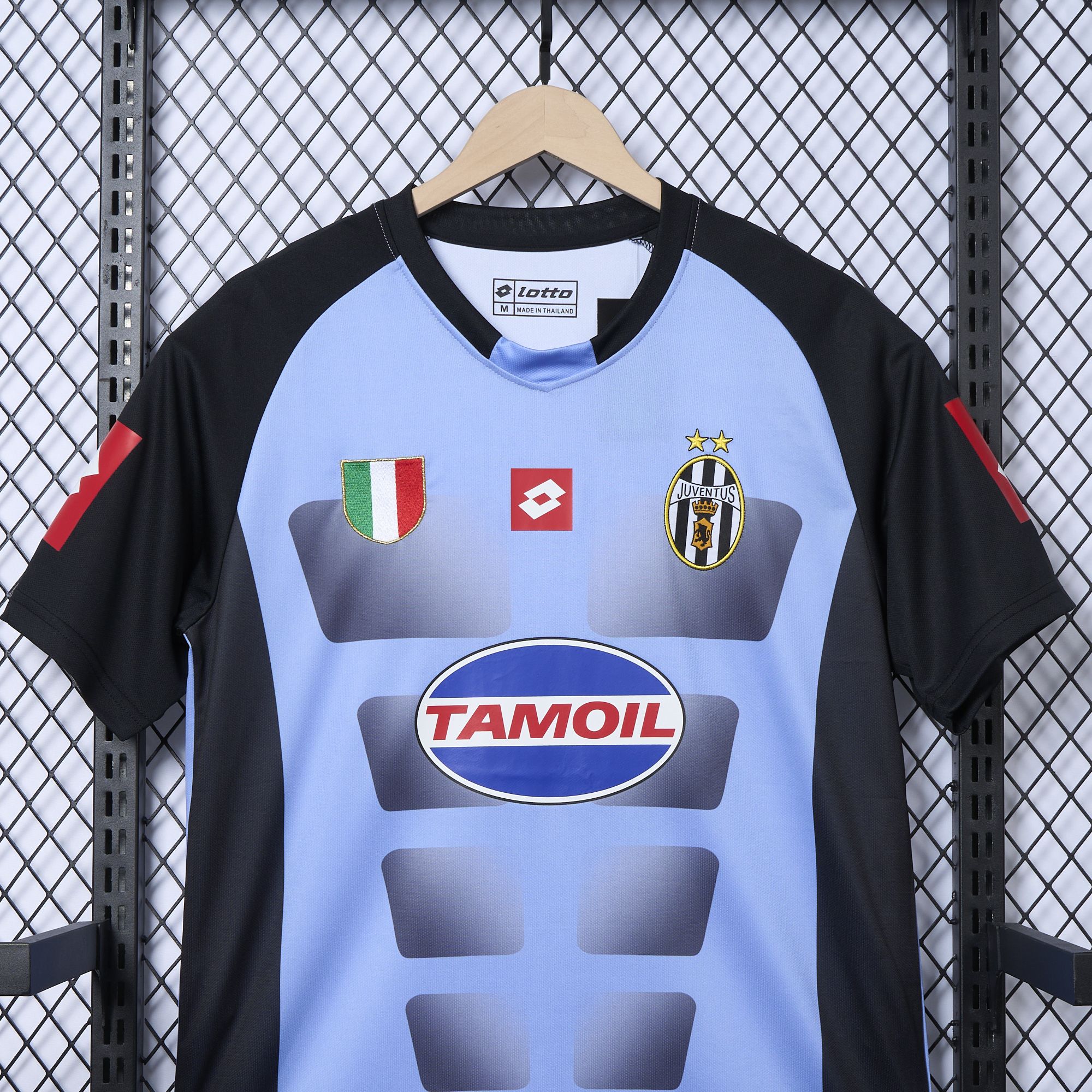 ManixJersey.com | Retro Juventus 2002-03 Blue Goalkeeper Jersey -Customize Name, Number and Patch | Worldwide Shipping