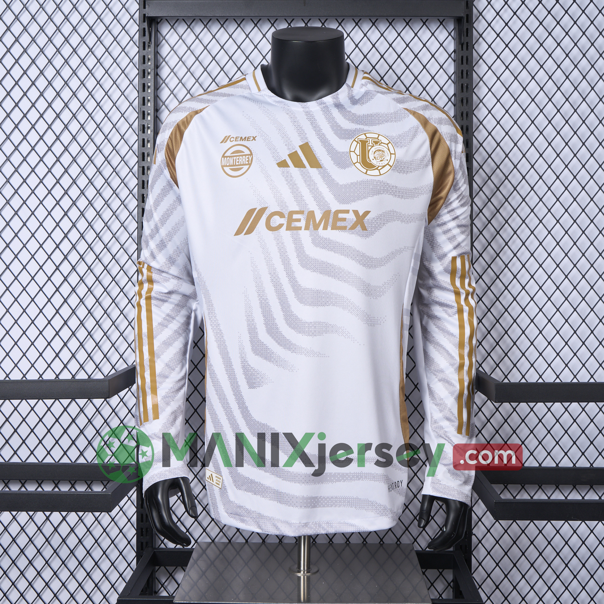 ManixJersey.com | Tigres UANL 24-25 Third Long Sleeves Jersey - Player Version -Customize Name, Number and Patch | Worldwide Shipping