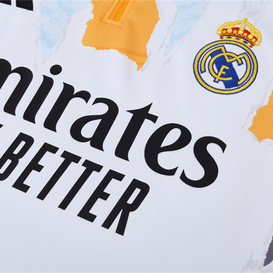 SIUjerseys-Real Madrid 2025 Long Sleeve Training Set - Three Color Mixing