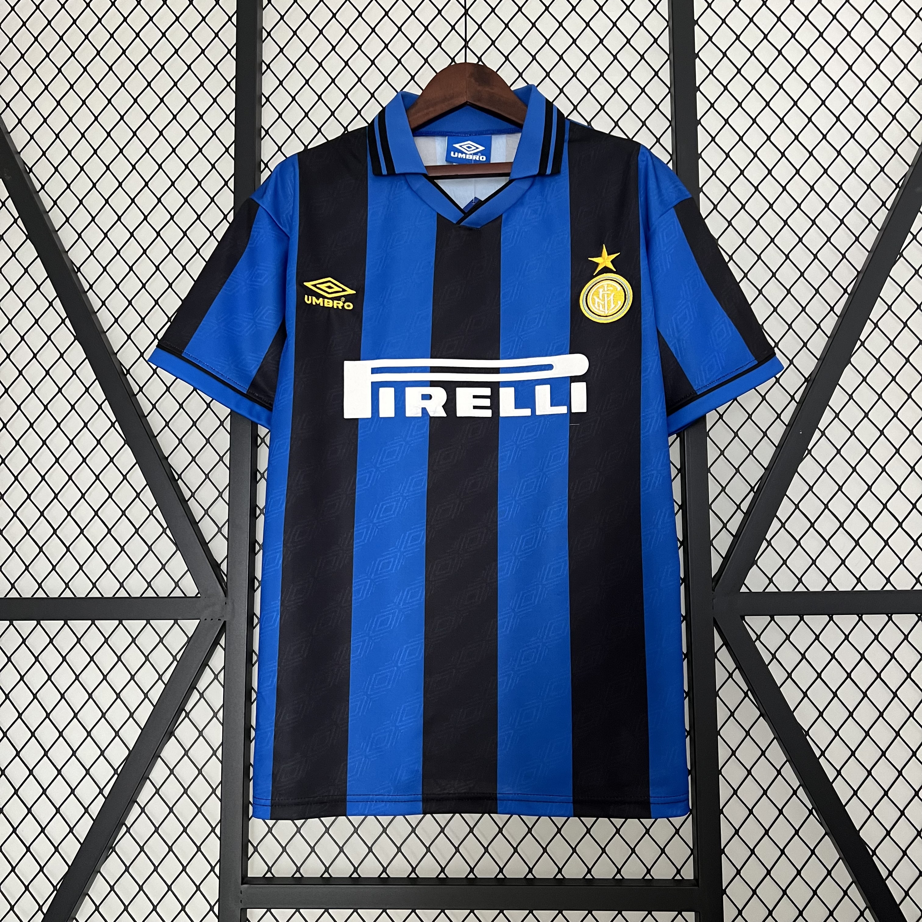SIUjerseys-Retro Inter Milan 1995-96 Home Stadium Jersey
