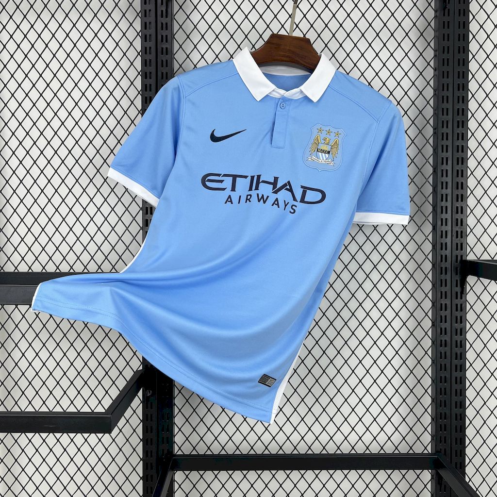 SIUjerseys-Retro Manchester City 2015-16 Home Jersey