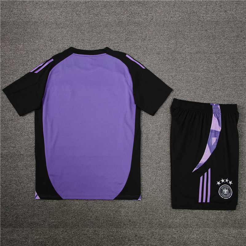 ManixJersey.com | Germany 2024 Short-Sleeve Training Set - Purple -Customize Name, Number and Patch | Worldwide Shipping