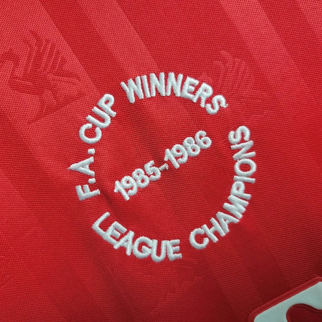 ManixJersey.com | Retro Liver.pool 1986-87 Home Stadium Jersey -Customize Name, Number and Patch | Worldwide Shipping