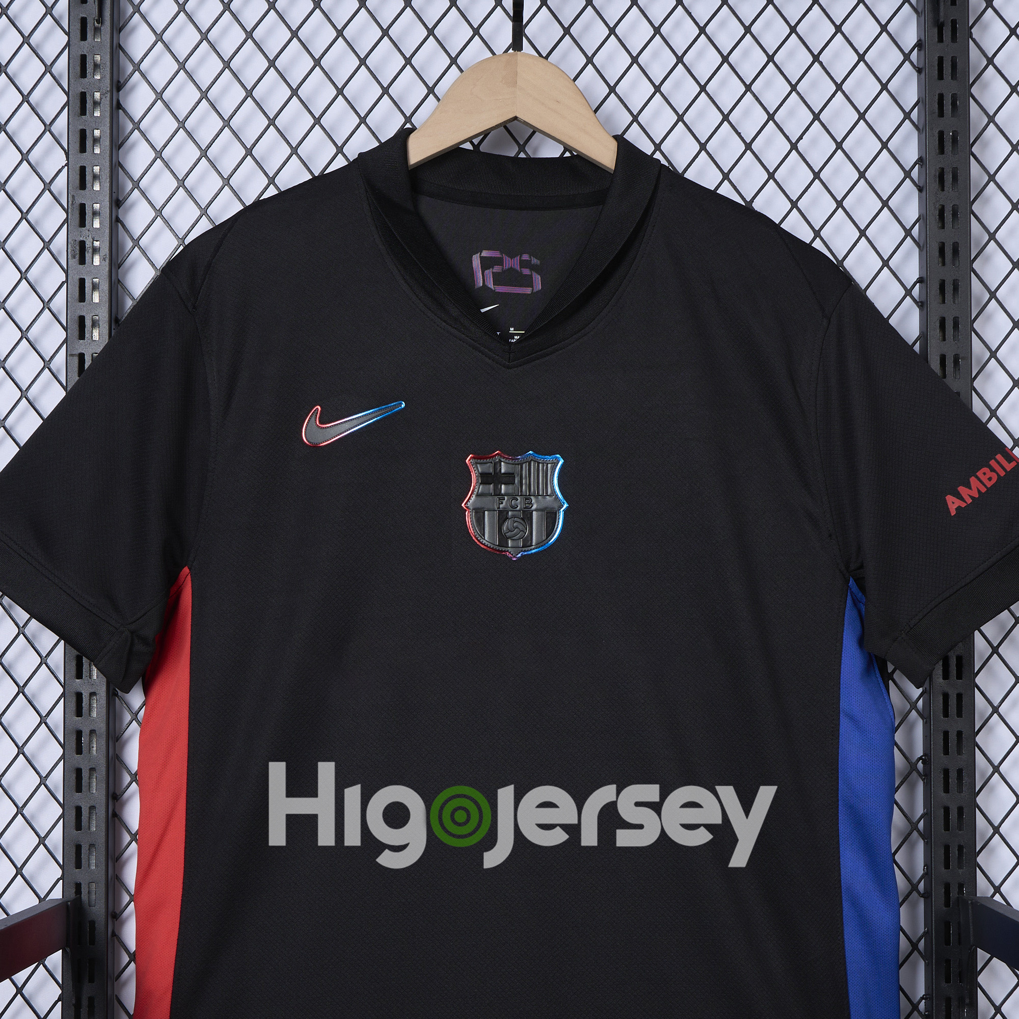 Higojerseys-Barcelona 24-25 Away Unsponsored Jersey - Fans Version