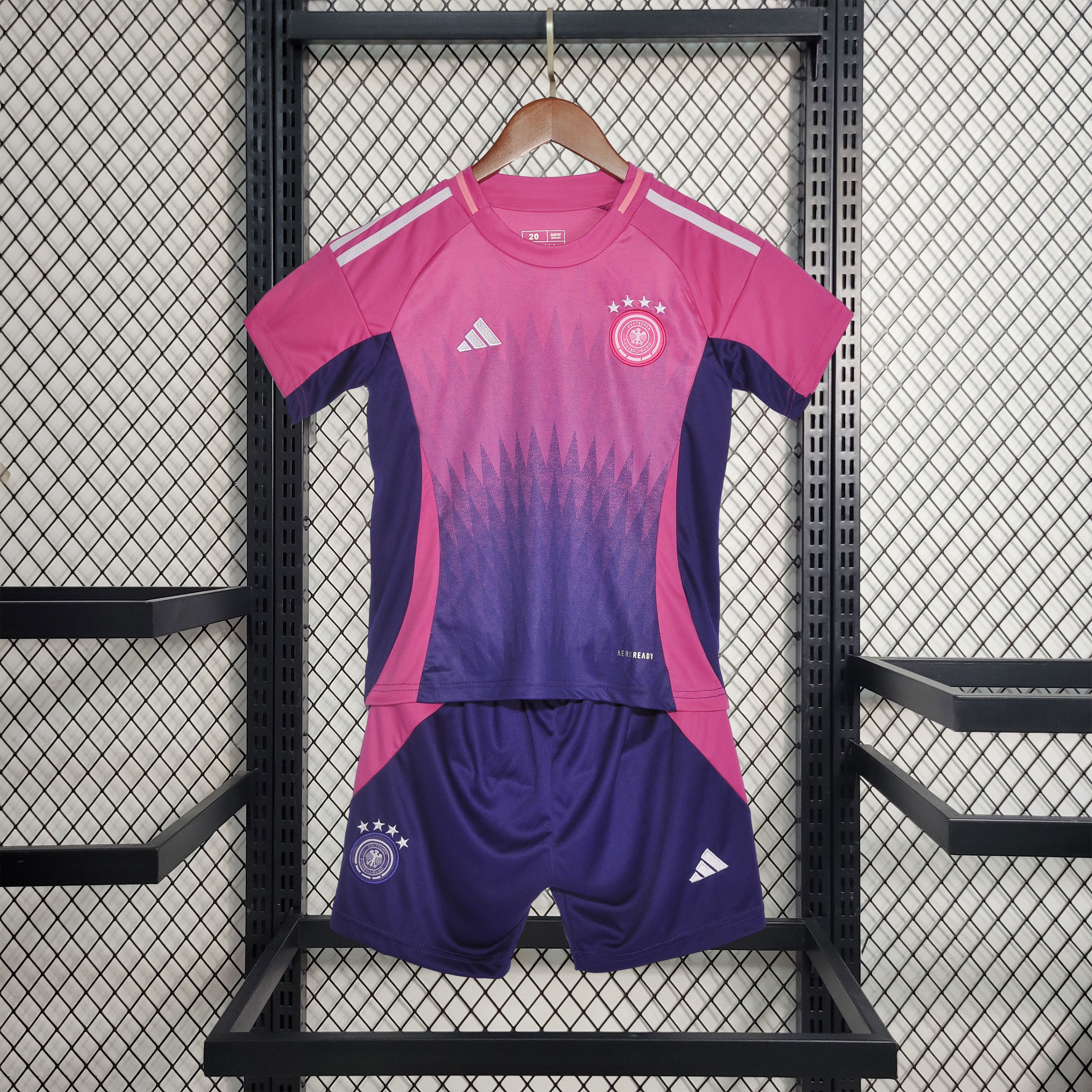 GlobeJersey-Germany 2024 Away Stadium Kids Kit