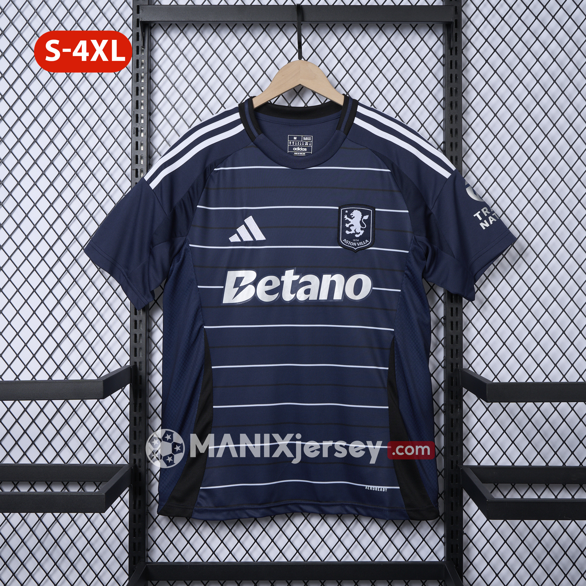 ManixJersey.com | Aston Villa 24-25 Third Jersey - Fans Version -Customize Name, Number and Patch | Worldwide Shipping