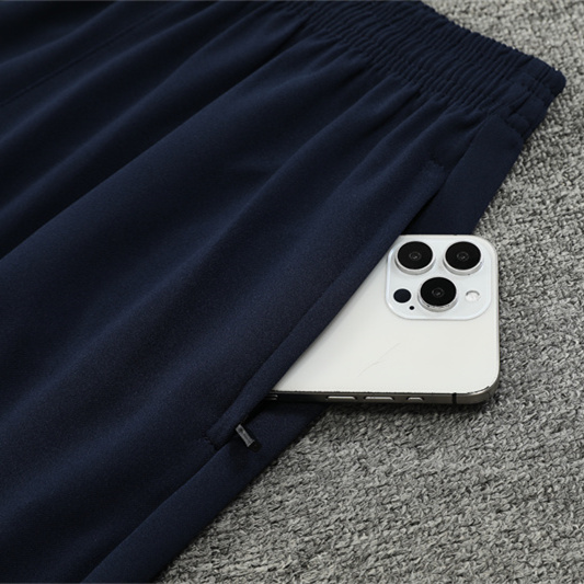 ManixJersey.com | Marseille 24-25 Long Sleeve Training Set - Royal Blue -Customize Name, Number and Patch | Worldwide Shipping