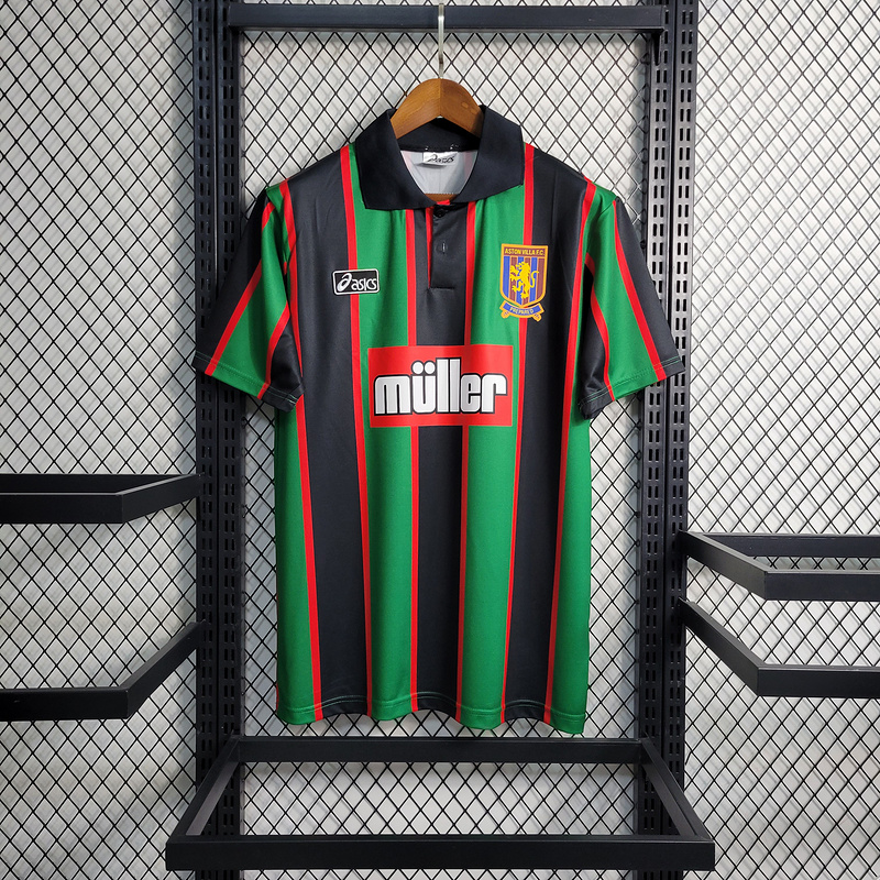 JerseysGala.com | Retro Aston Villa 1993-95 Away Jersey -Customize Name, Number and Patch | Worldwide Shipping