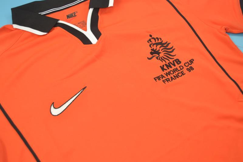 SIUjerseys-Retro Netherlands 1998 Home Stadium Jersey