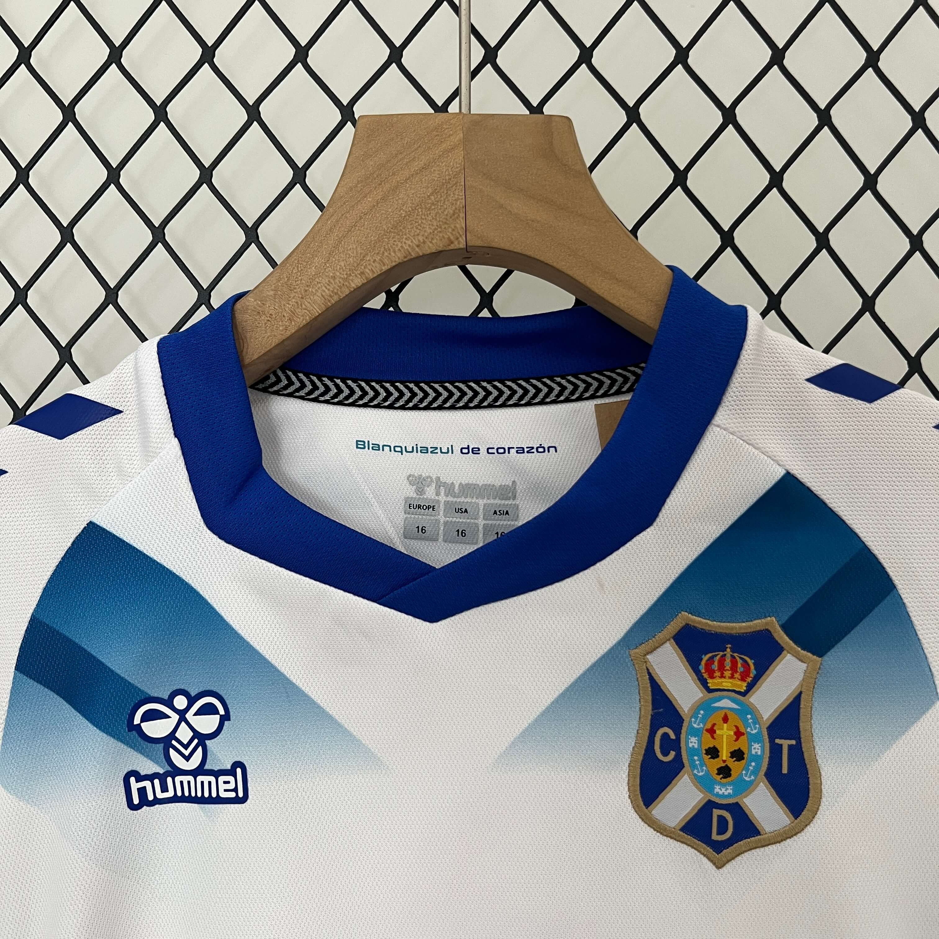 JerseysGala.com | Tenerife 24-25 Home Stadium Kids Kit -Customize Name, Number and Patch | Worldwide Shipping