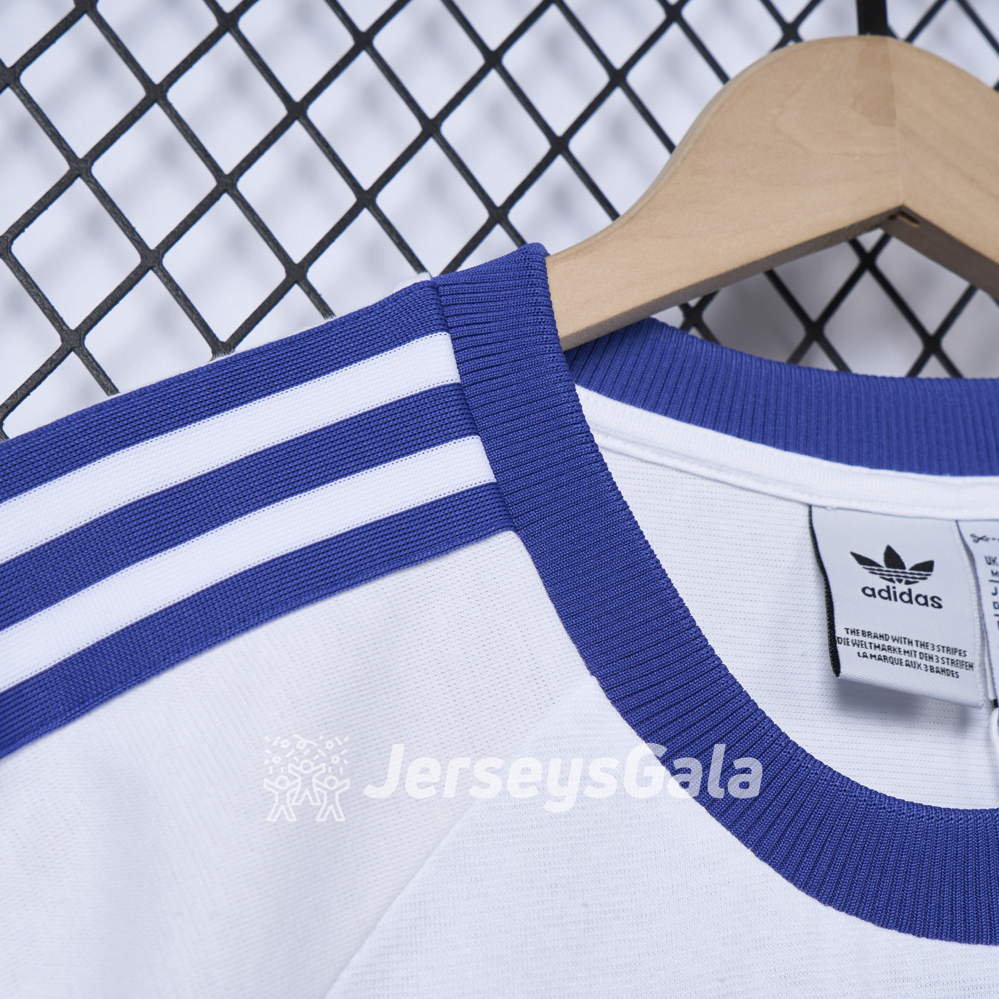 JerseysGala.com | Real Madrid 24-25 Jude Bellingham 3 Stripes Men's T-Shirt -Customize Name, Number and Patch | Worldwide Shipping